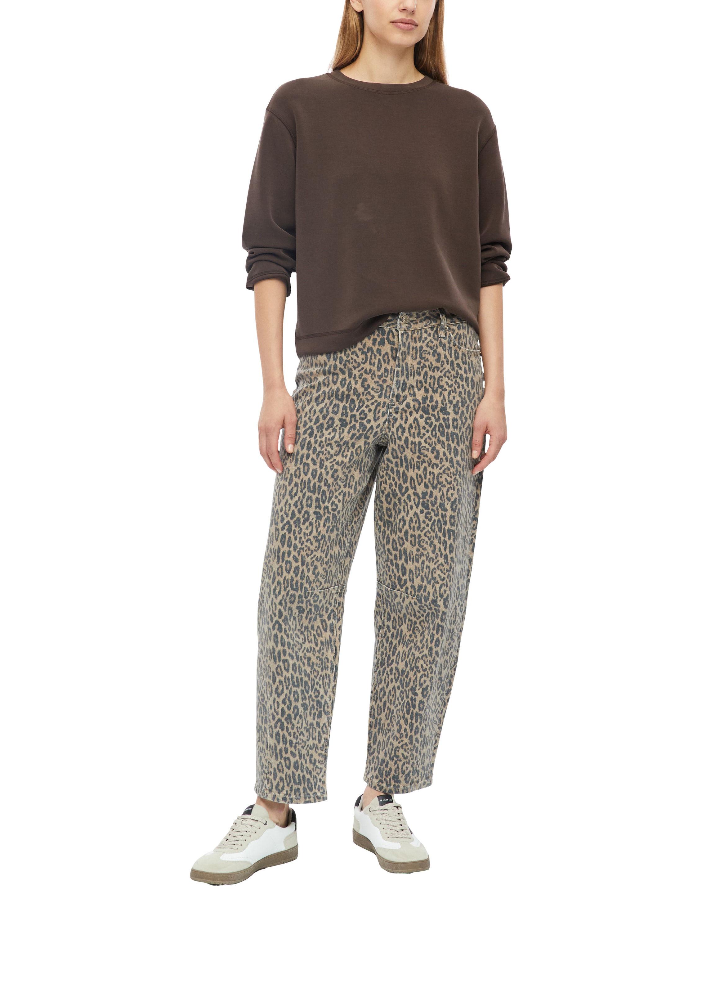 s.Oliver Sweatshirt , unifarben / Rundhals
