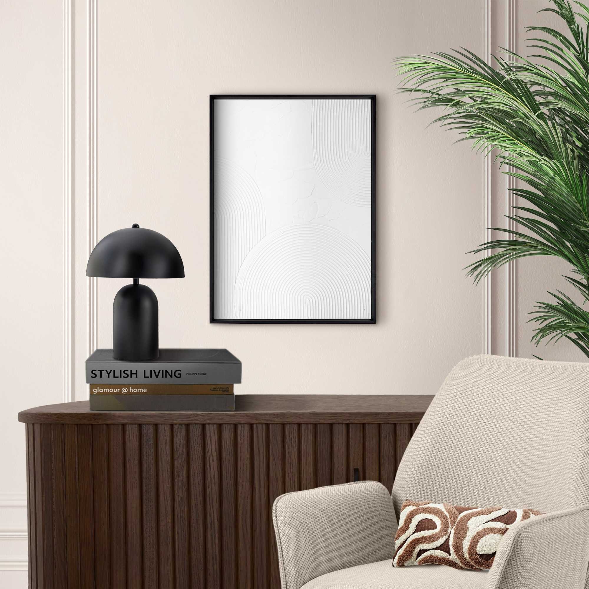 Reinders! Wandbild »Reliefbögen« Home Office - Weiß - MDF - Abstrakt - 30x40 cm