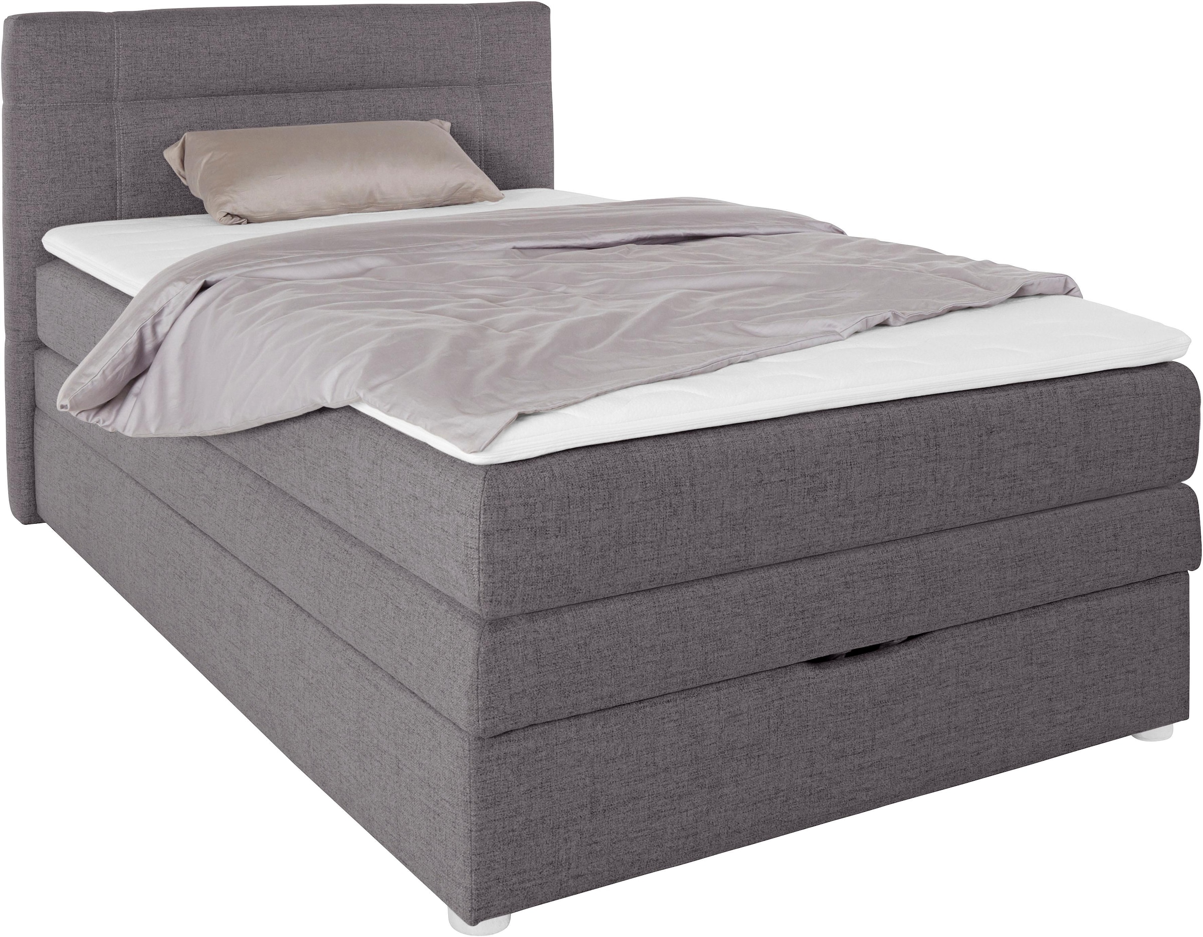 Jockenhöfer Gruppe Boxspringbett »Carmen« mit Bettkasten und Topper, erhältlich in  120 & 140cm Breite