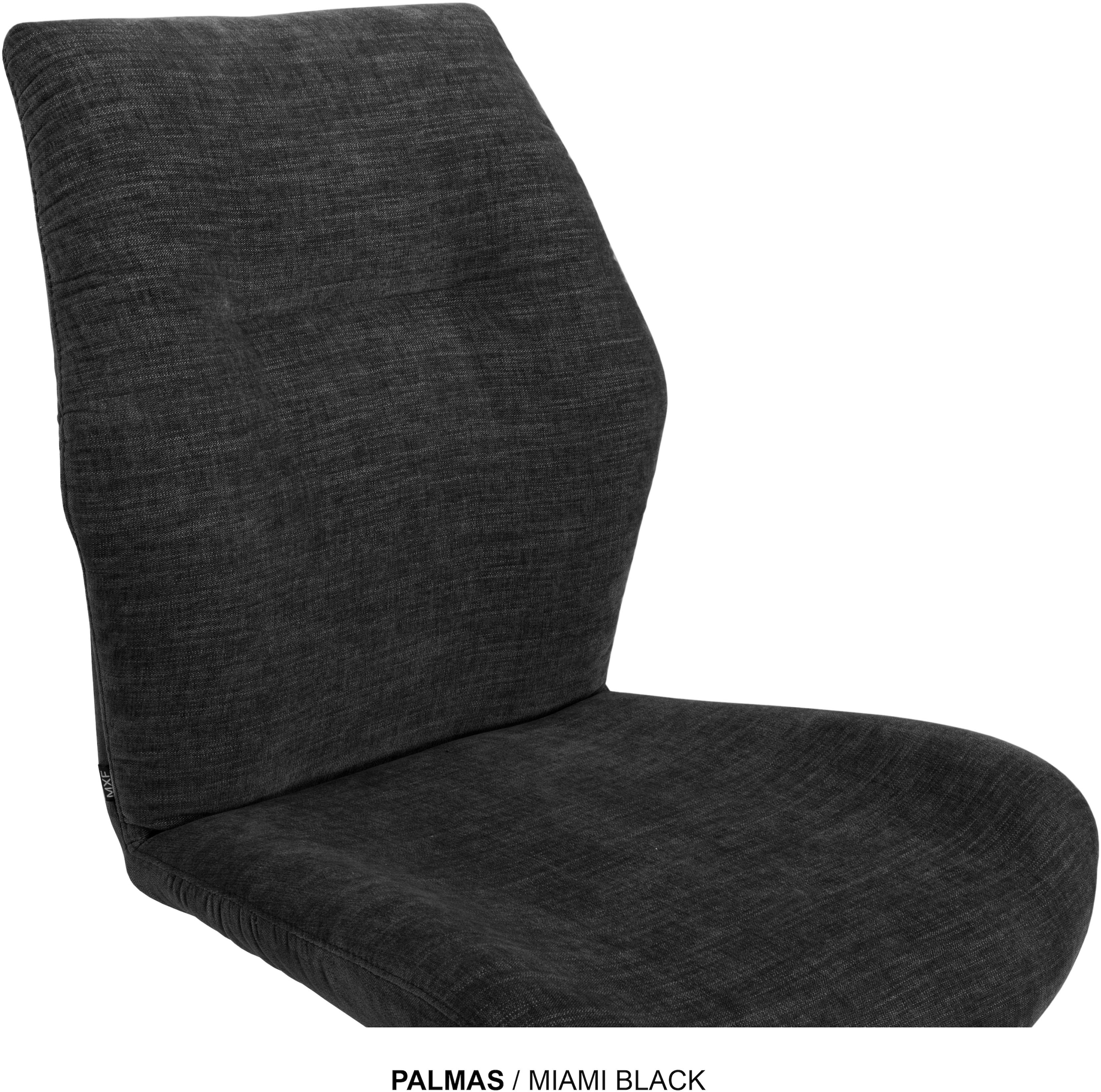 OMG Design Esszimmerstuhl »Palmas« (Set) 2 Stk.Drehstuhl mit auto-return, Moderner Bezug