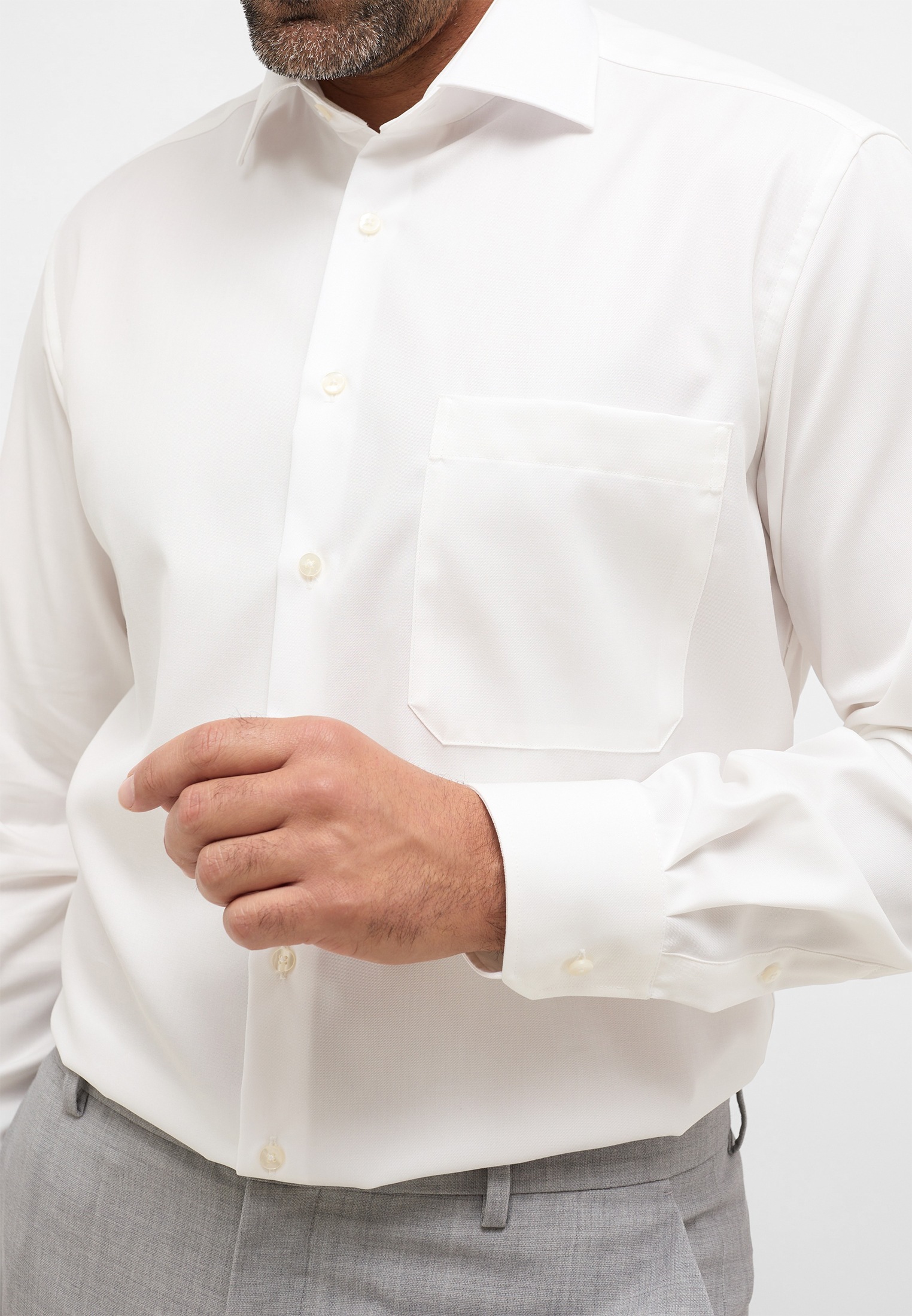 Eterna Langarmhemd »COMFORT FIT«, NON IRON (bügelfrei)