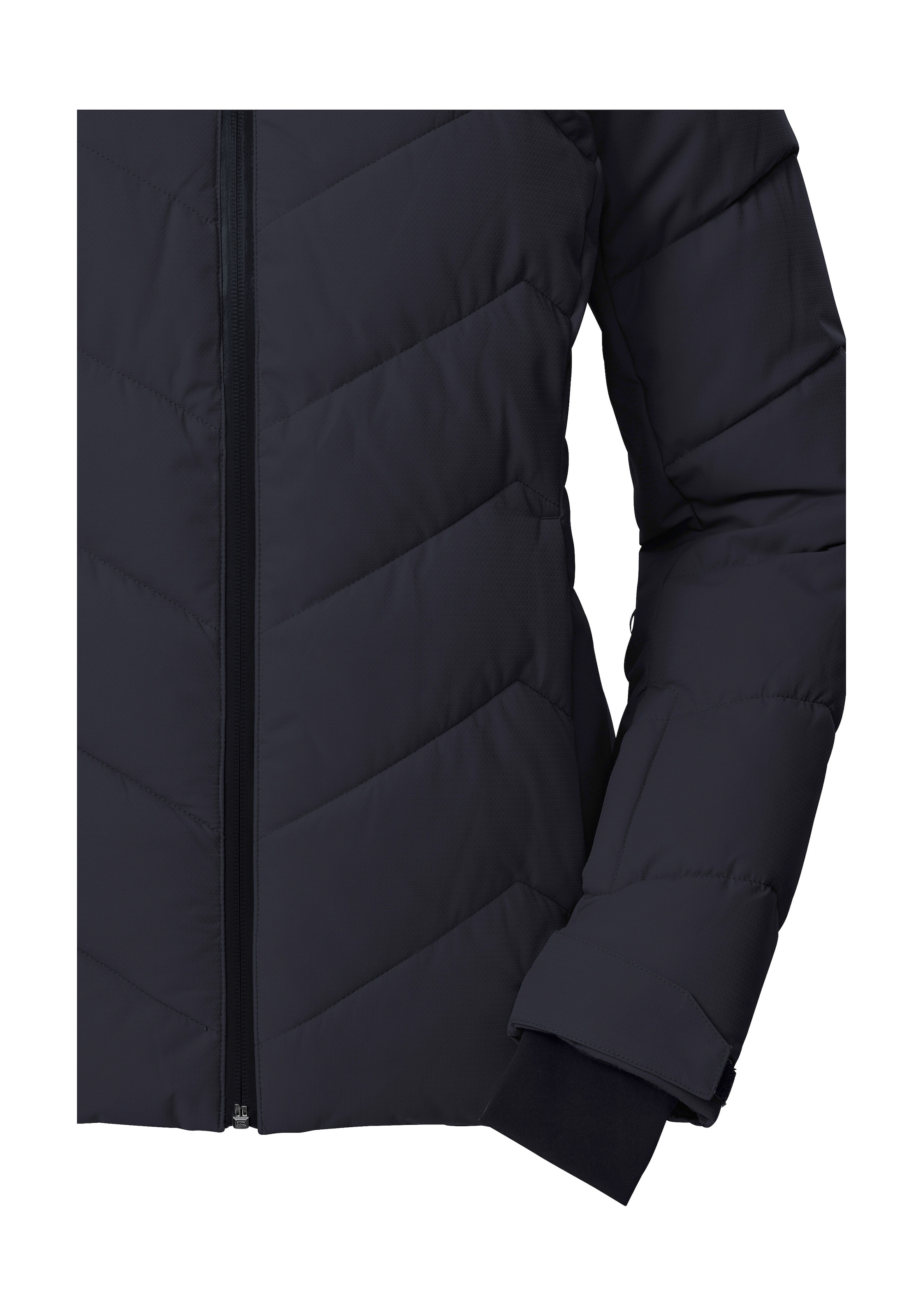 Killtec Skijacke »KSW 31 WMN SKI QLTD JCKT«, Winddichte, wasserabweisende Skijacke mit Daunenoptik und Schneefang
