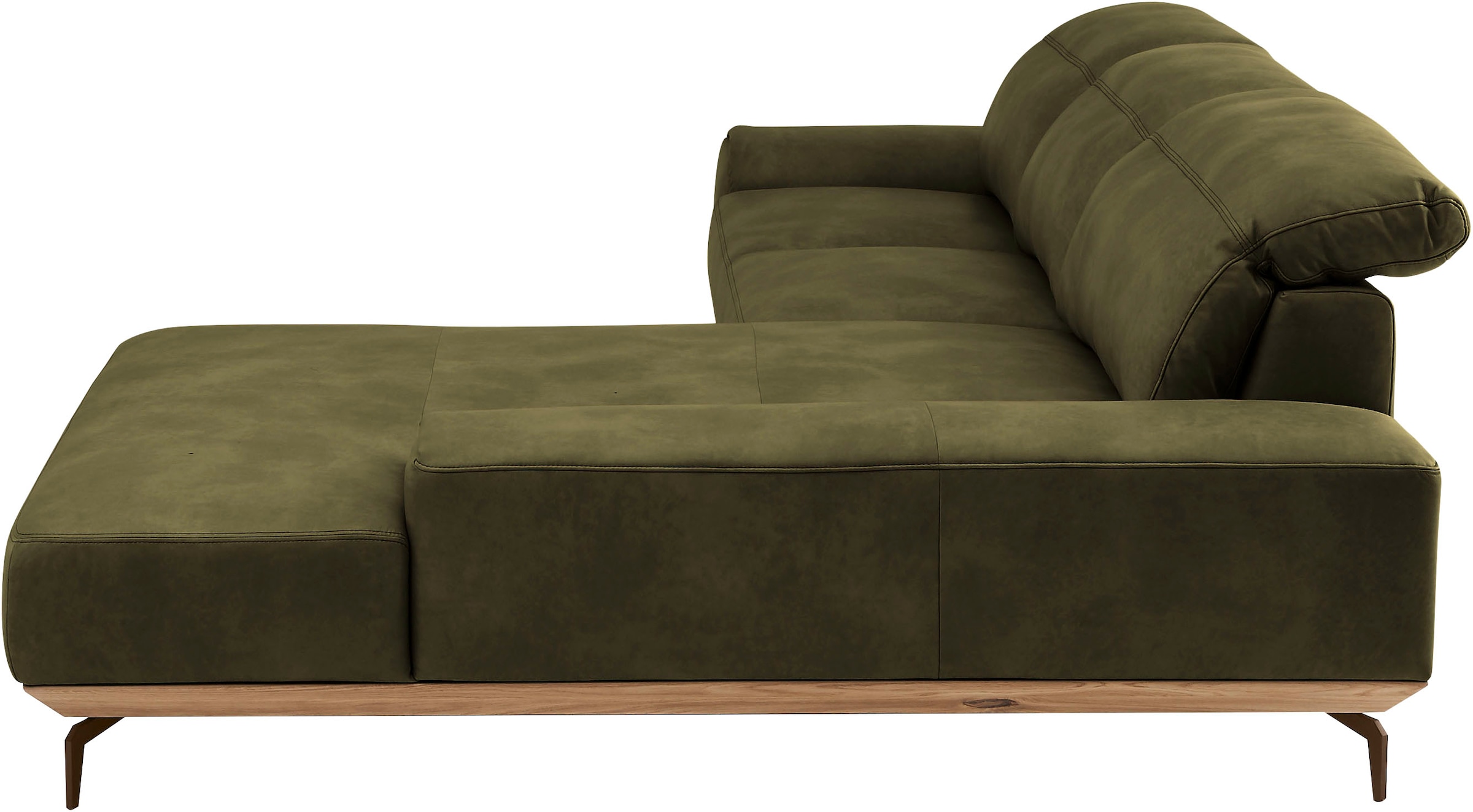 Musterring Wohnlandschaft »MR 2490«, Bronze-Fuß, Sitzhöhe 48cm, wahlweise mit Funktionen, Maße 342 x 207 cm