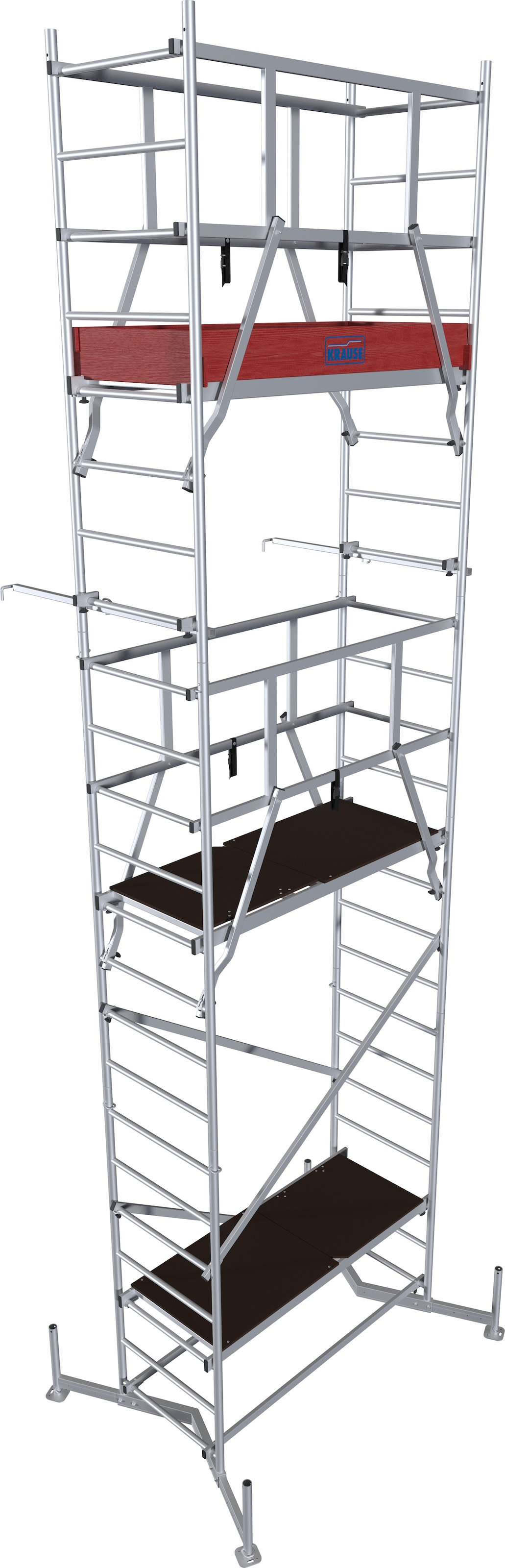 KRAUSE Arbeitsgerüst »ClimTec System«, Komplettgerüst, Arbeitshöhe: 7 Meter