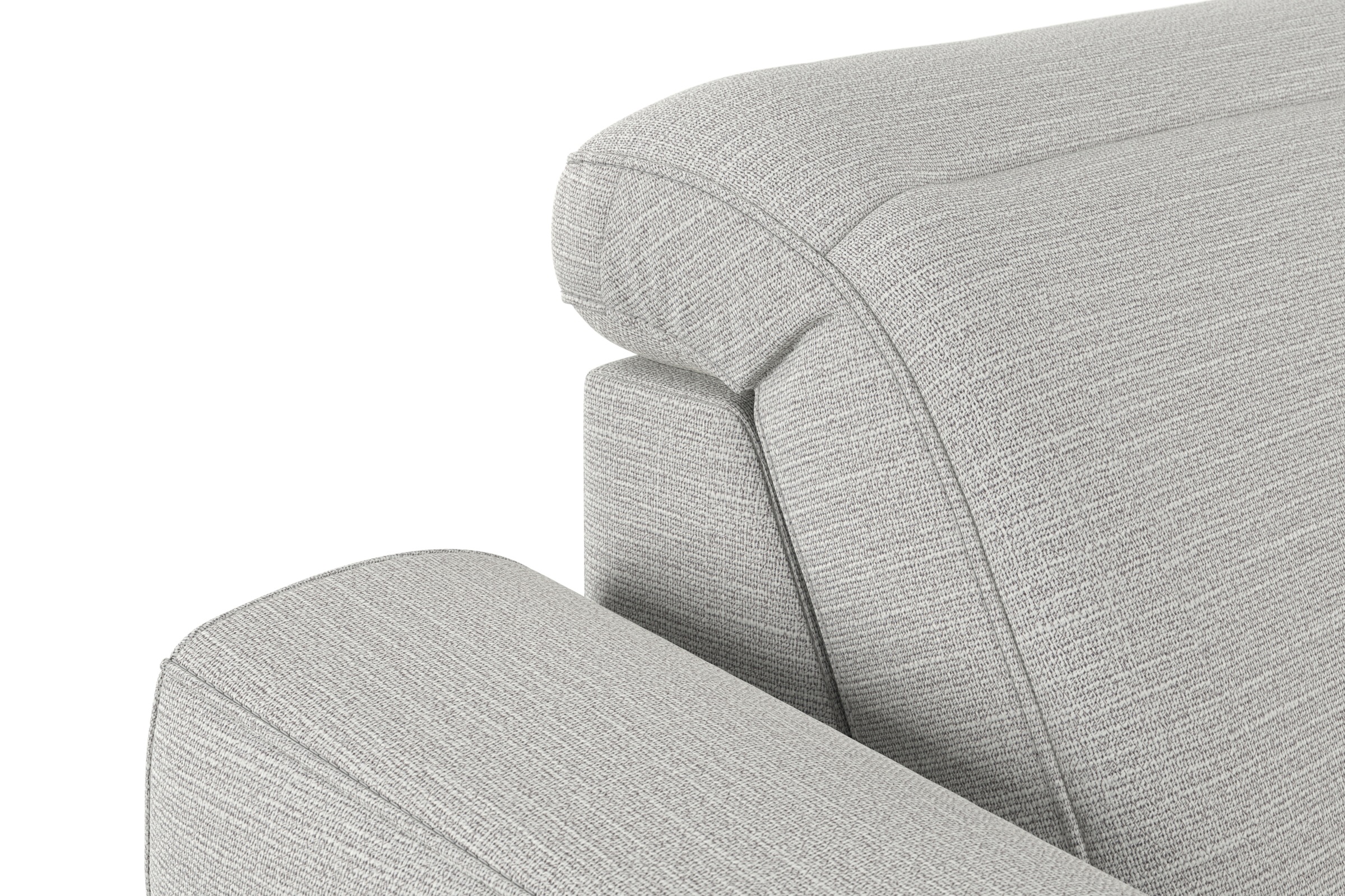 sit&more Wohnlandschaft »Dundee U-Form«, mit Federkern und Massivholzfüßen, wahlweise mit Kopfteilverstellung
