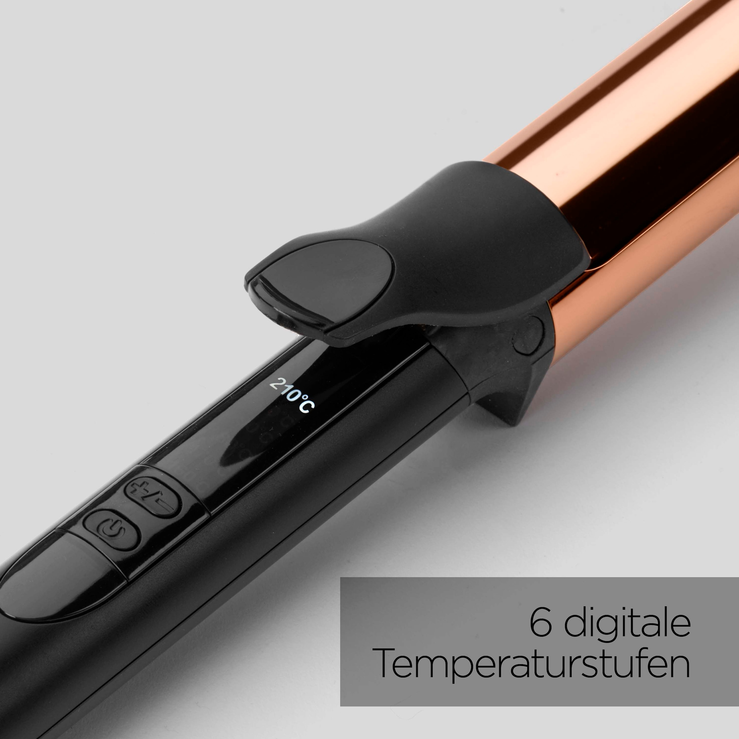 BaByliss Lockenstyler »BaByliss Salon Brilliance Curls Lockenstab für große Locken, C459E« 32 mm Lockenstab, Advanced Ceramics™, 6 Temperaturstufen bis 210 °C