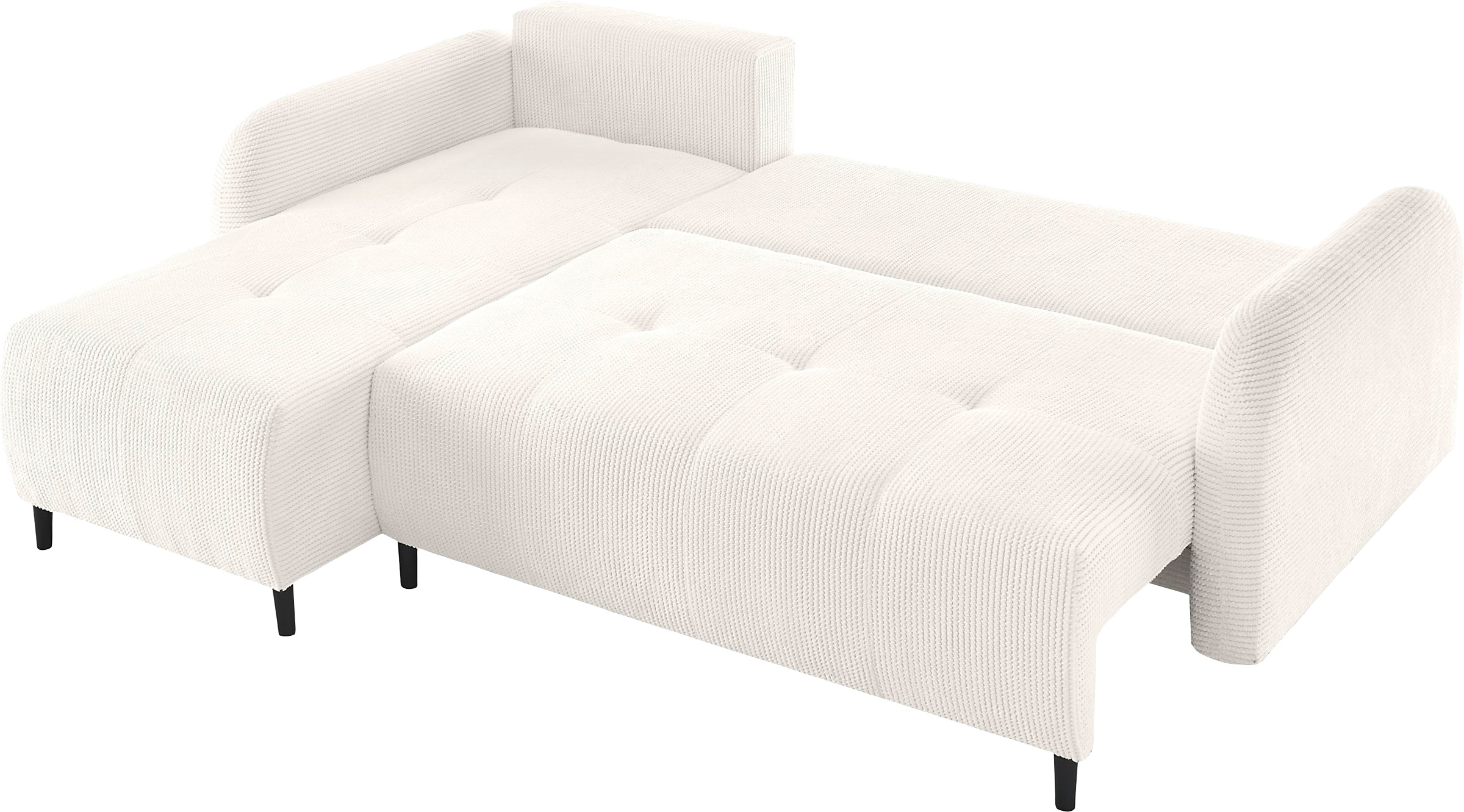 Leonique Ecksofa »BLAISE«, mit Bett-Funktion (Liegefläche 140/200 cm), Zier- und Rückenkissen