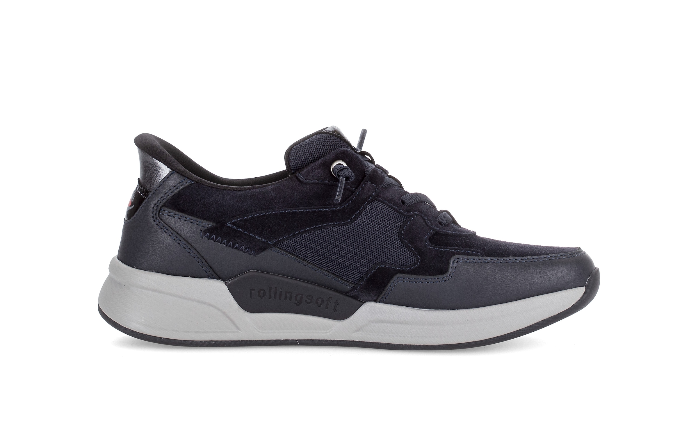 rollingsoft Slip-On Sneaker  Slipper, Halbschuh, Freizeitschuh mit Kontrastnähten