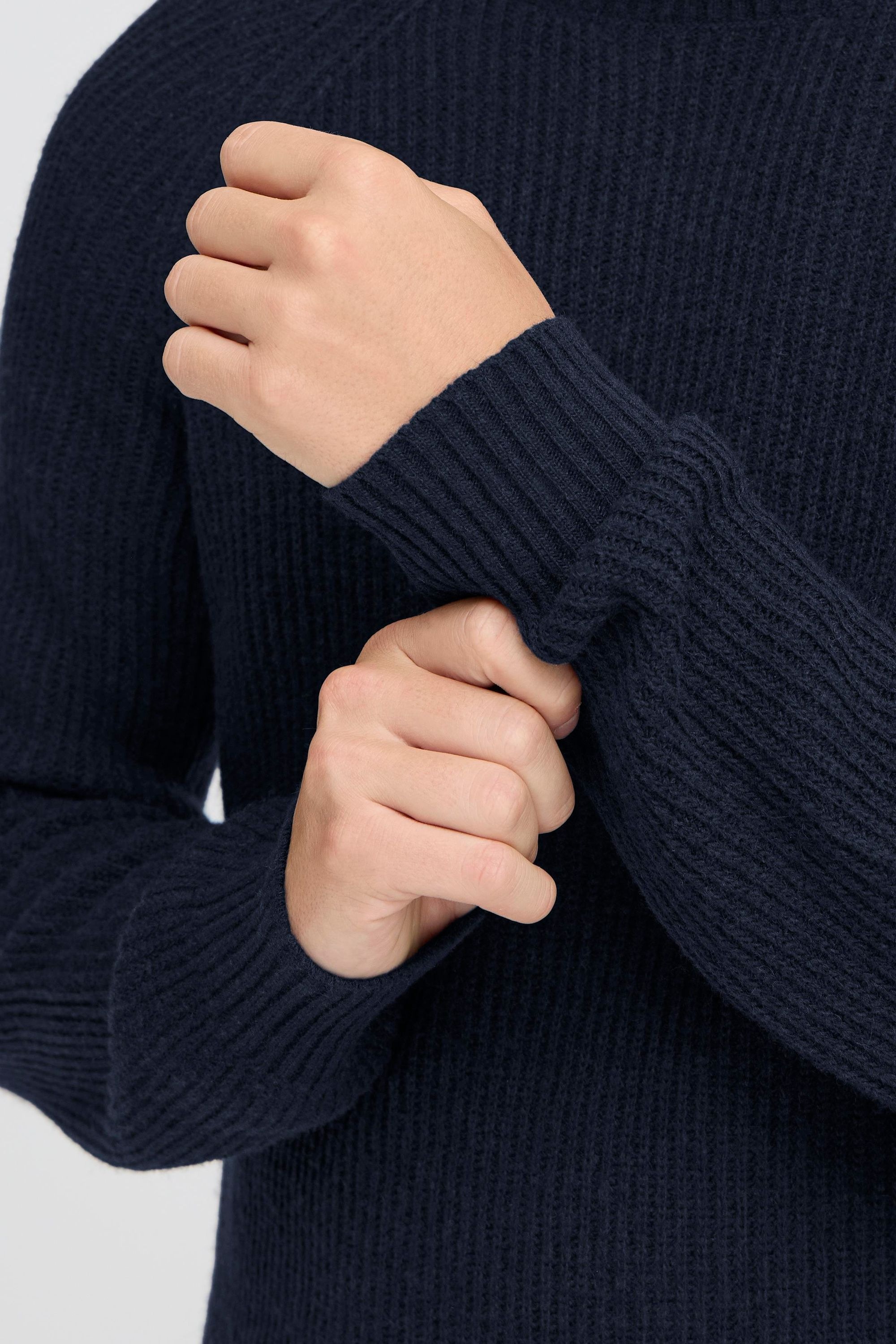 Kronstadt Strickfleece-Pullover »Strickpullover KSDoors O-neck«