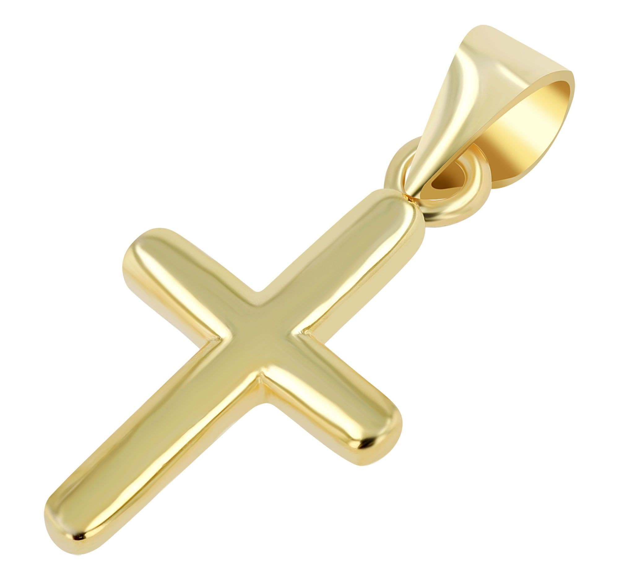 Adelia´s Kettenanhänger »Unisex Anhänger ¿ Kreuzanhänger aus 925 Silber«