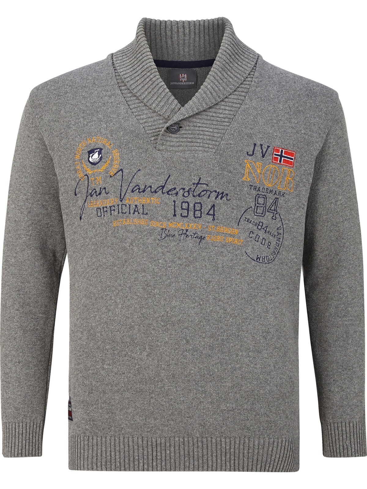 Jan Vanderstorm Schalkragenpullover »Pullover HAMAR«