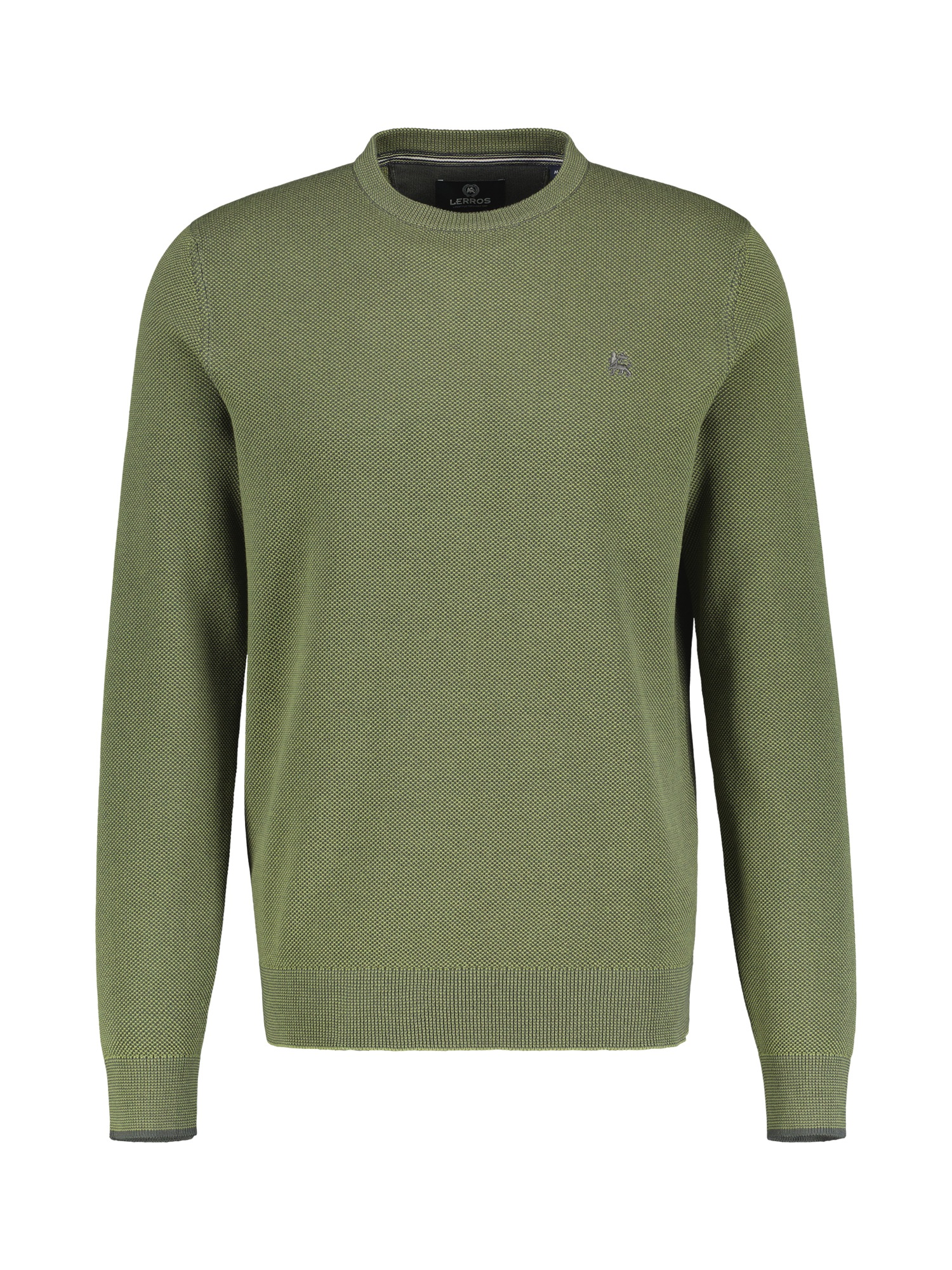LERROS Strickpullover »LERROS Leichter Strickpullover mit schmaler Rippstruktur«