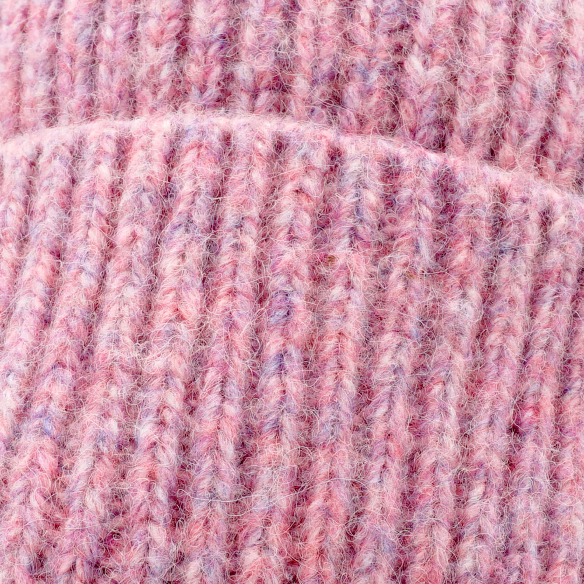 CAPO Stirnband Melange-Optik, Rippenstrick, Wollanteil