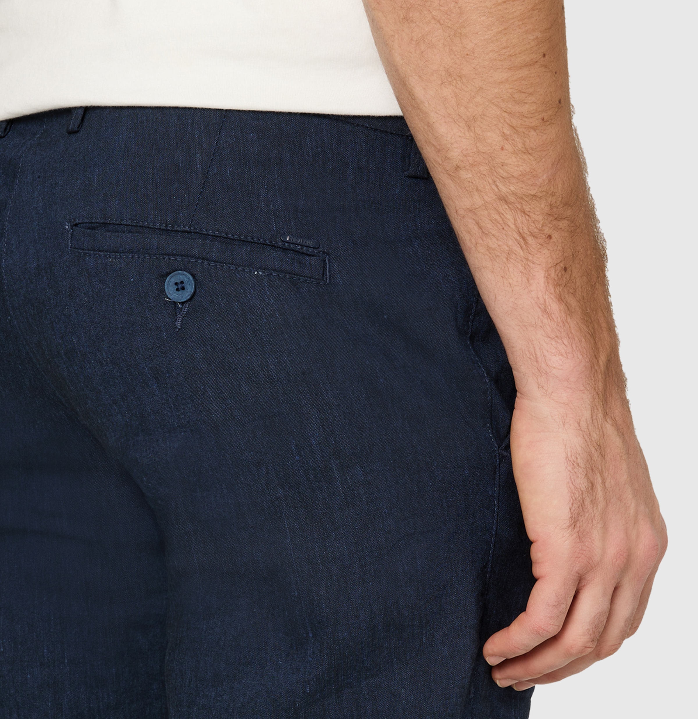 MAC Chinohose »Lennox Sport«  Leinenstruktur