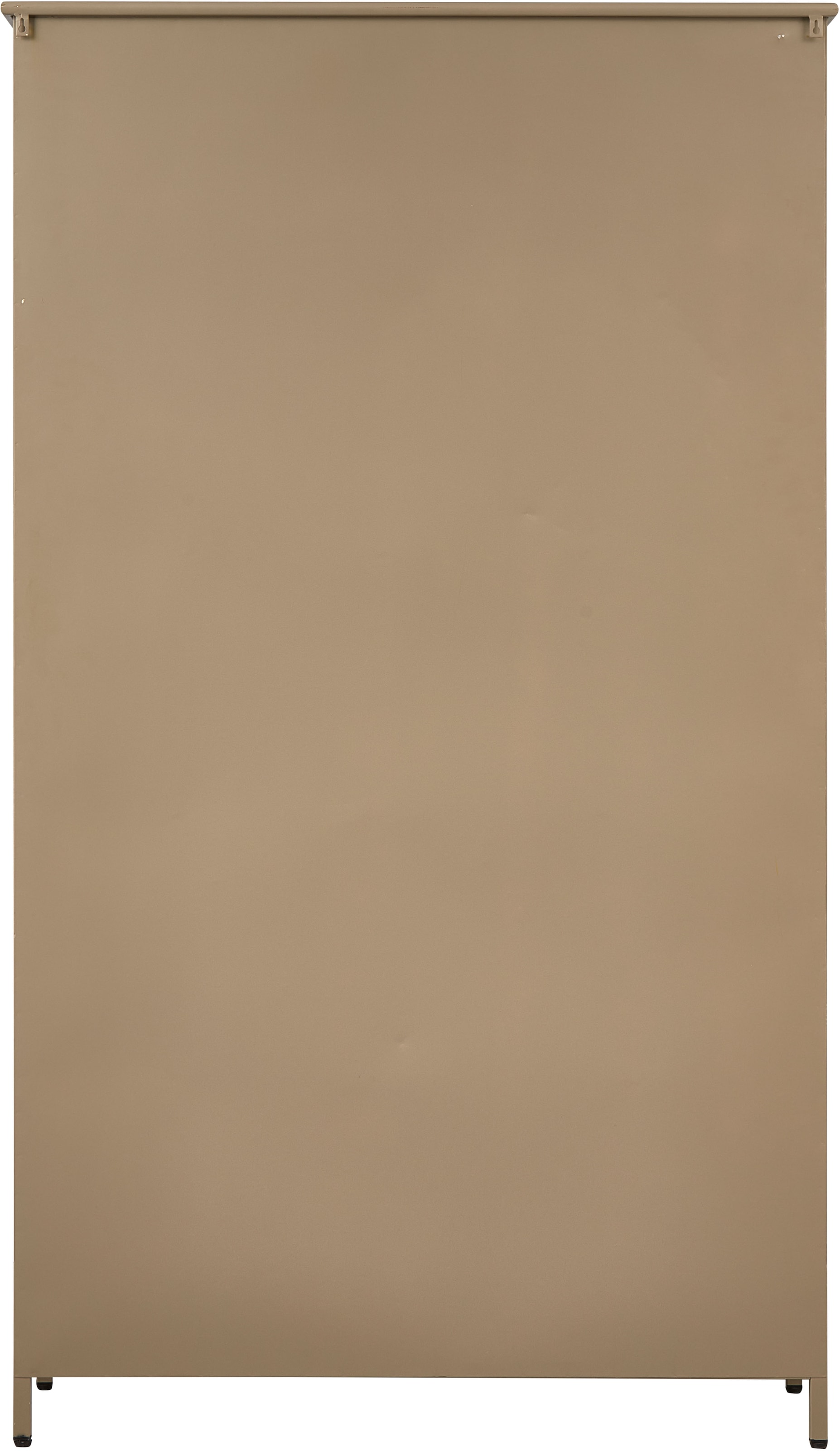 WOOOD Vitrine »EXHIBIT VITRINE SCHRANK METALL« Ausstellungsvitrine, mattes Schwarzmetall, 4 stabile Böden