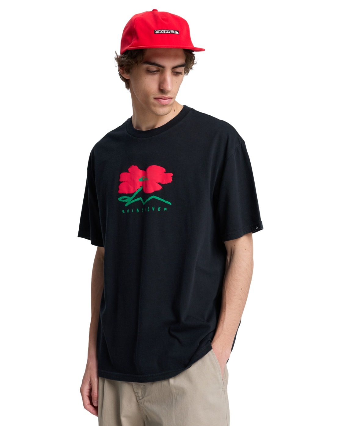Quiksilver T-Shirt »Structured Flower«