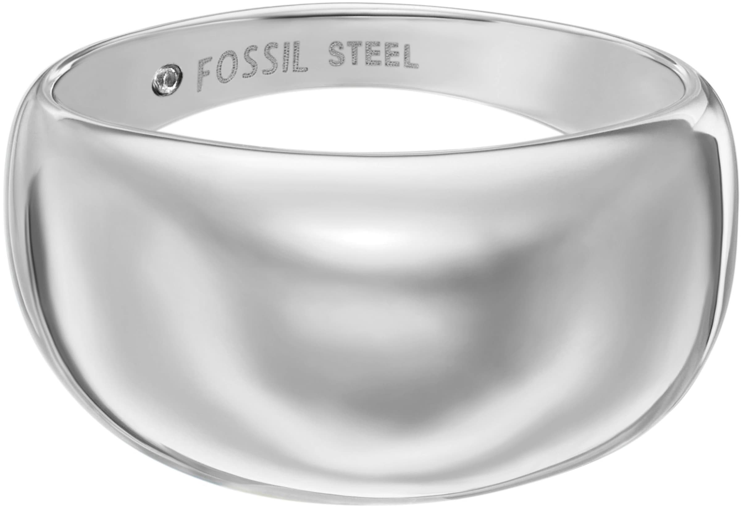 Fossil Fingerring »Schmuck Geschenk Edelstahl All Stacked Up, JF04746710, JF04747040«