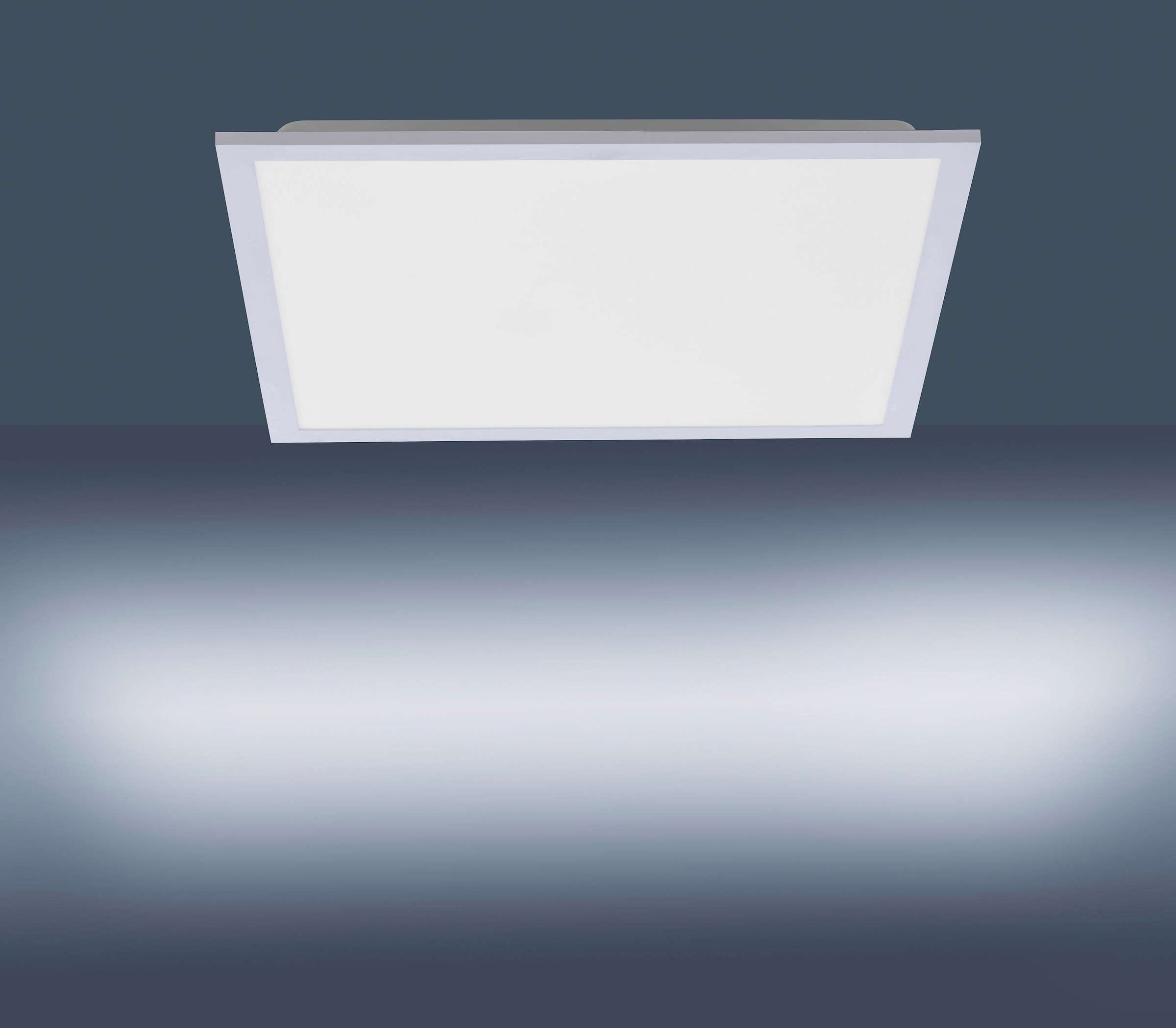 JUST LIGHT LED Panel »FLAT«, 1 flammig, Leuchtmittel LED-Board | LED fest integriert, LED Deckenleuchte, LED Deckenlampe