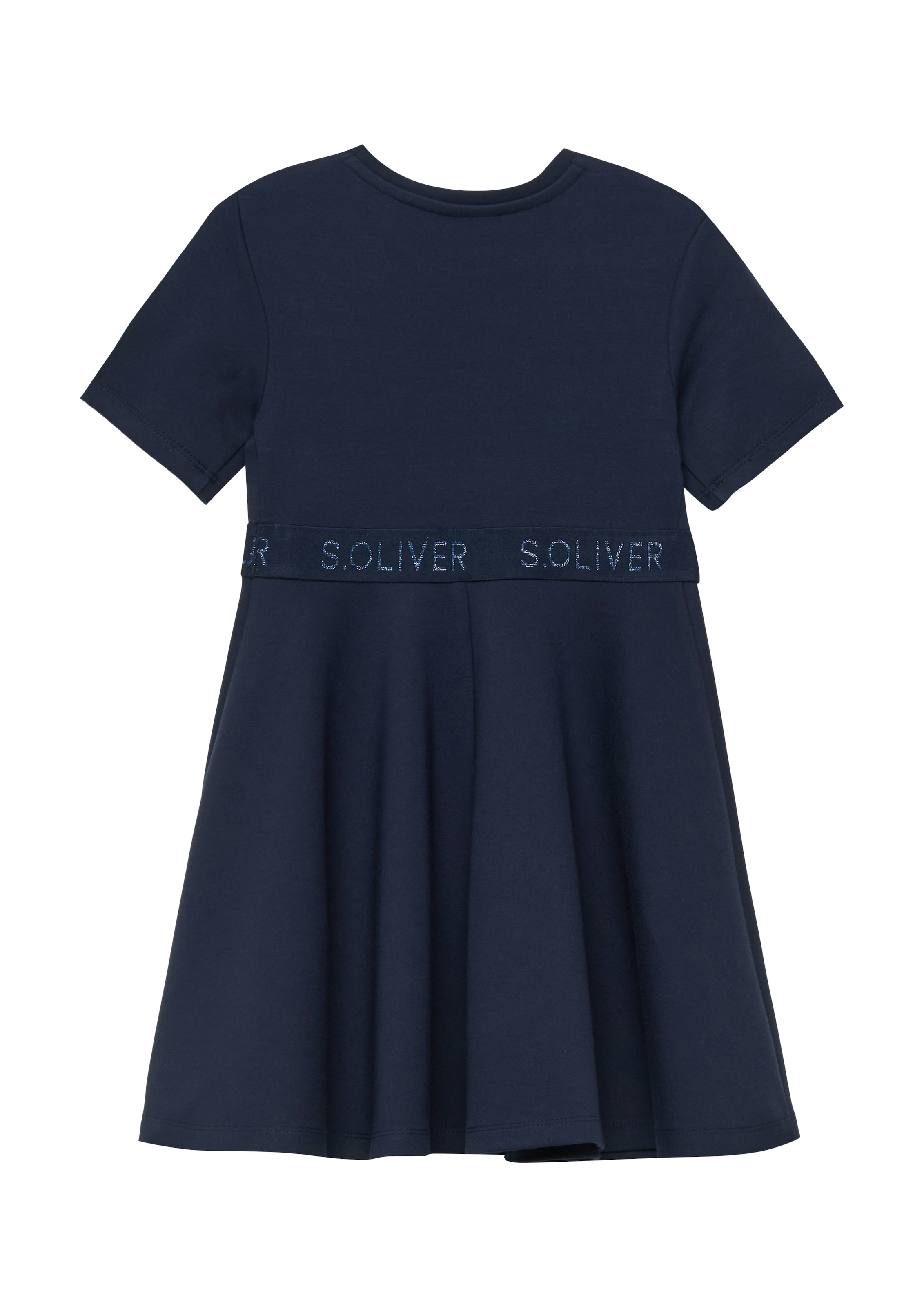 s.Oliver Junior Sommerkleid mit Logo-Glitzertape