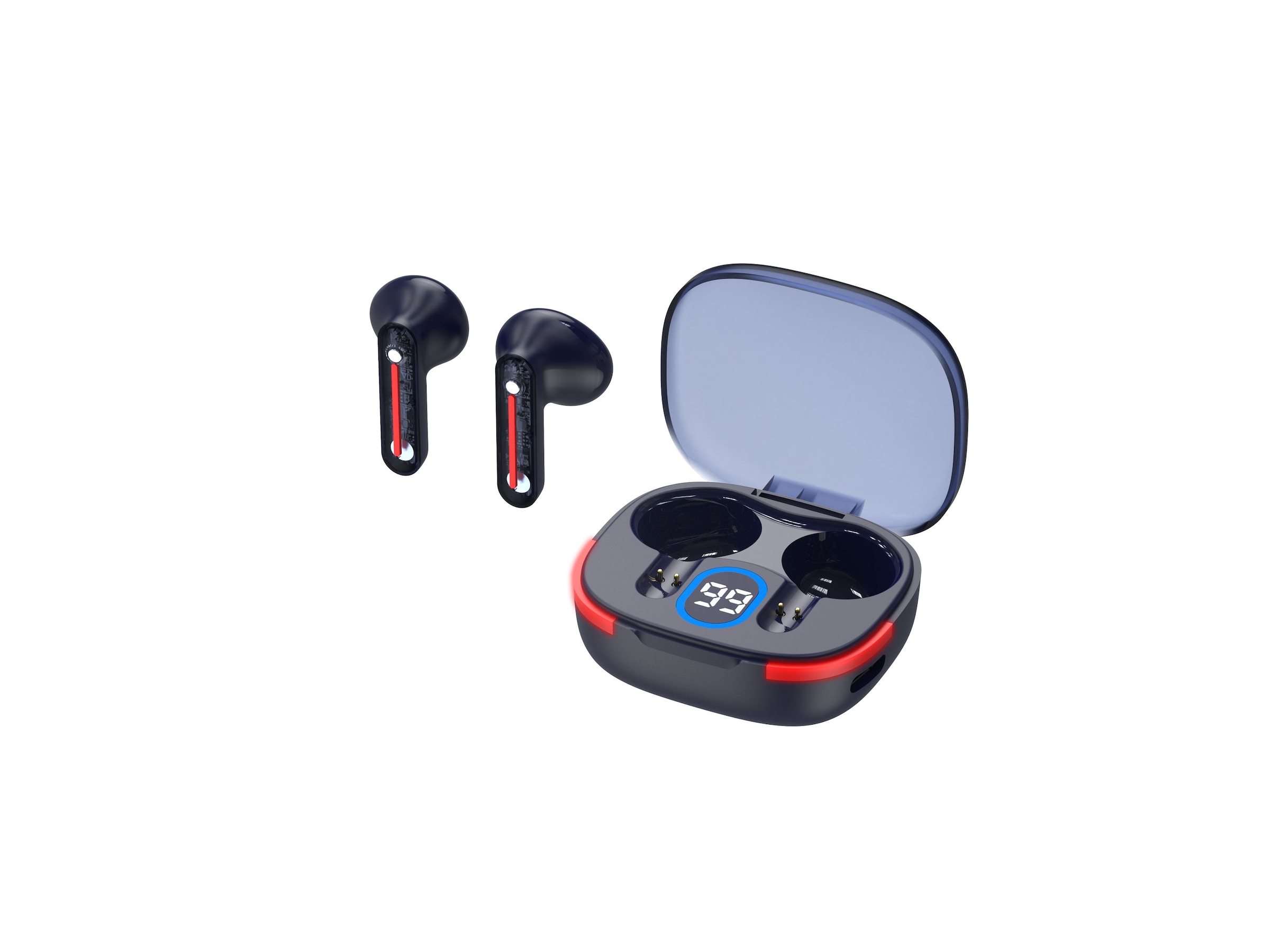 Red Bull Racing wireless In-Ear-Kopfhörer »EB 190« Display