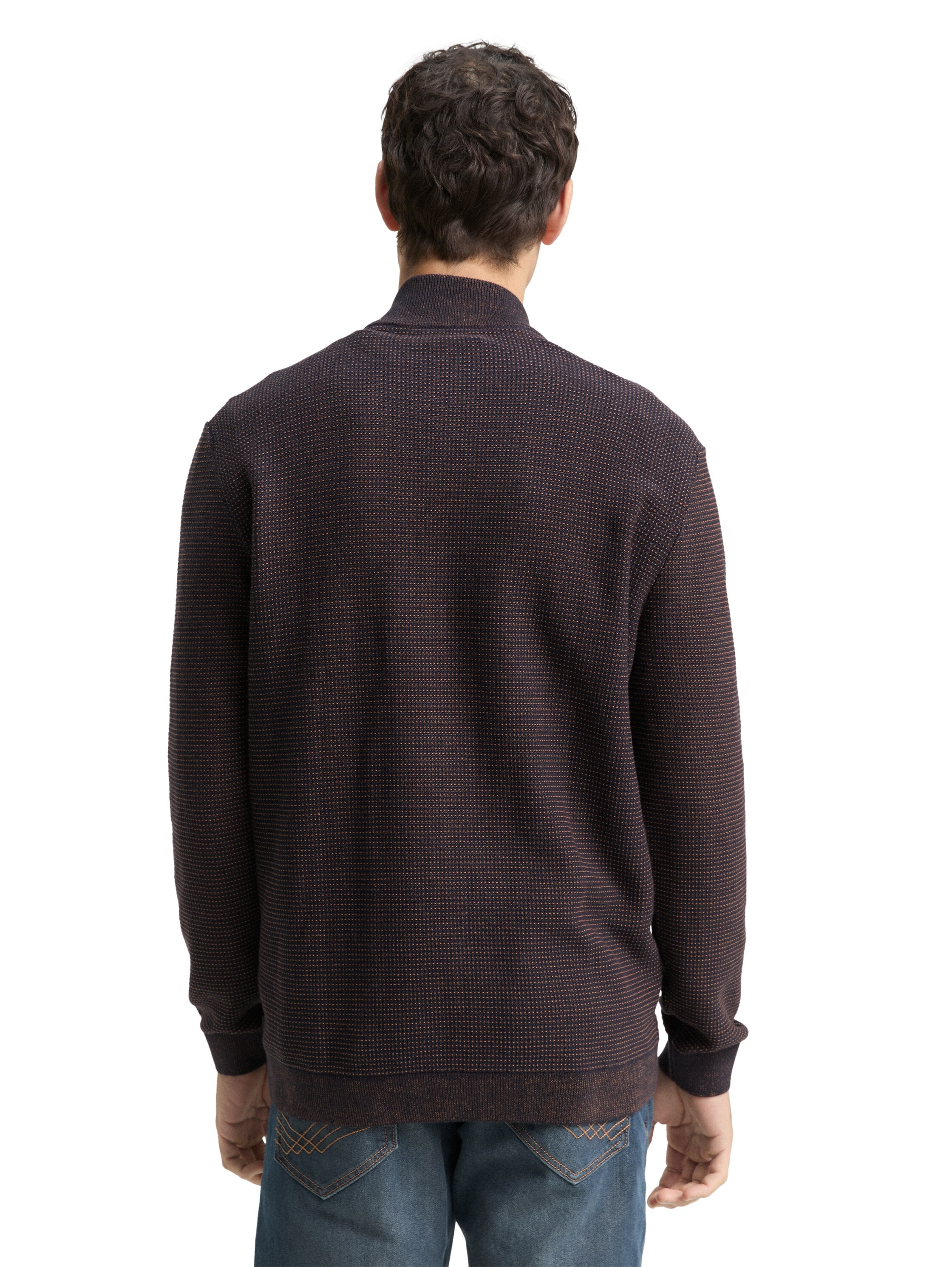 TOM TAILOR Strickjacke , mit Streifen
