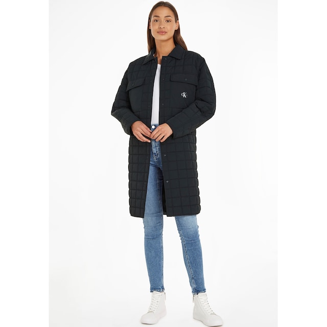 Calvin Klein Jeans Steppmantel »LONG QUILTED UTILITY COAT« im OTTO Online  Shop