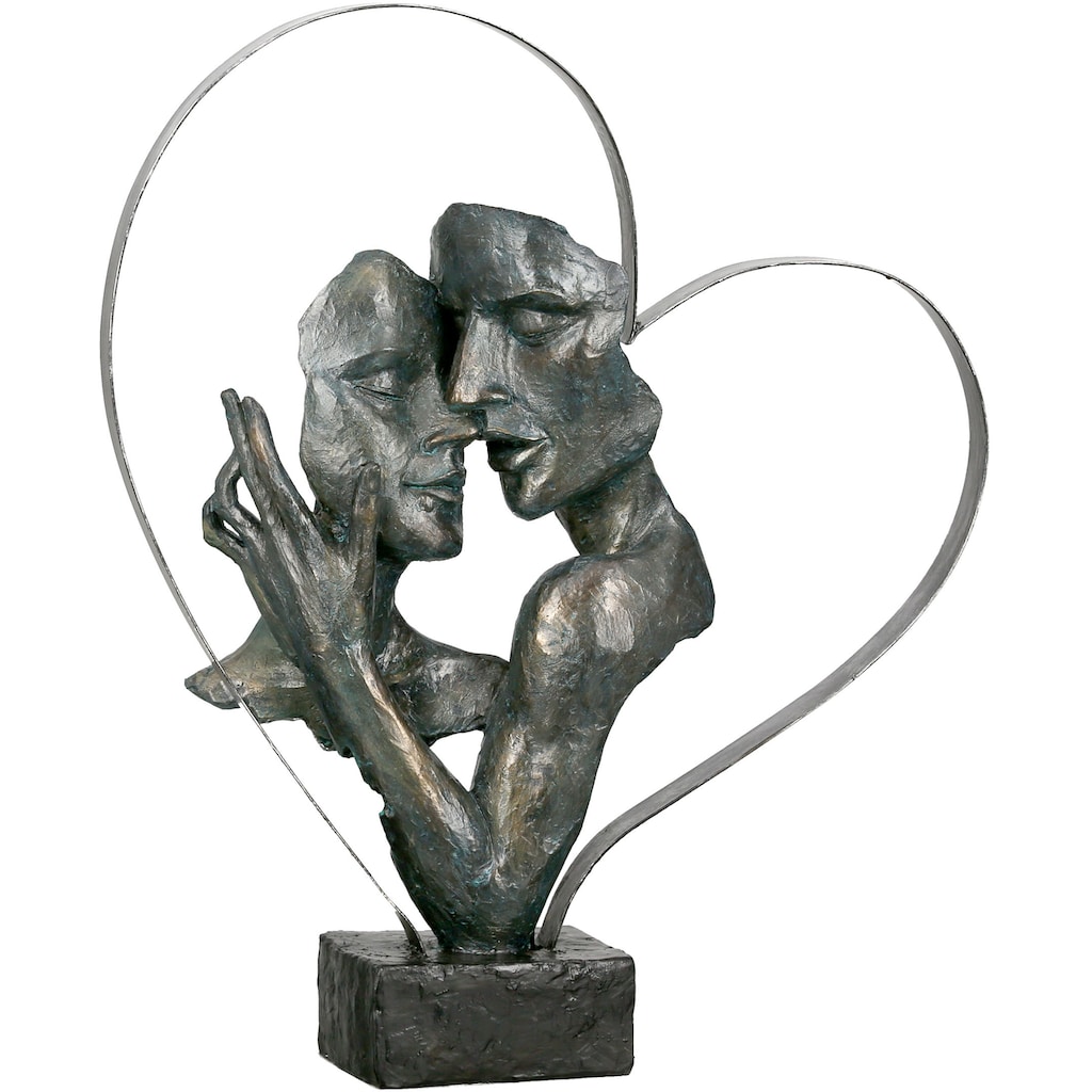 GILDE Dekofigur »Skulptur Essential, bronzefarben/braun«