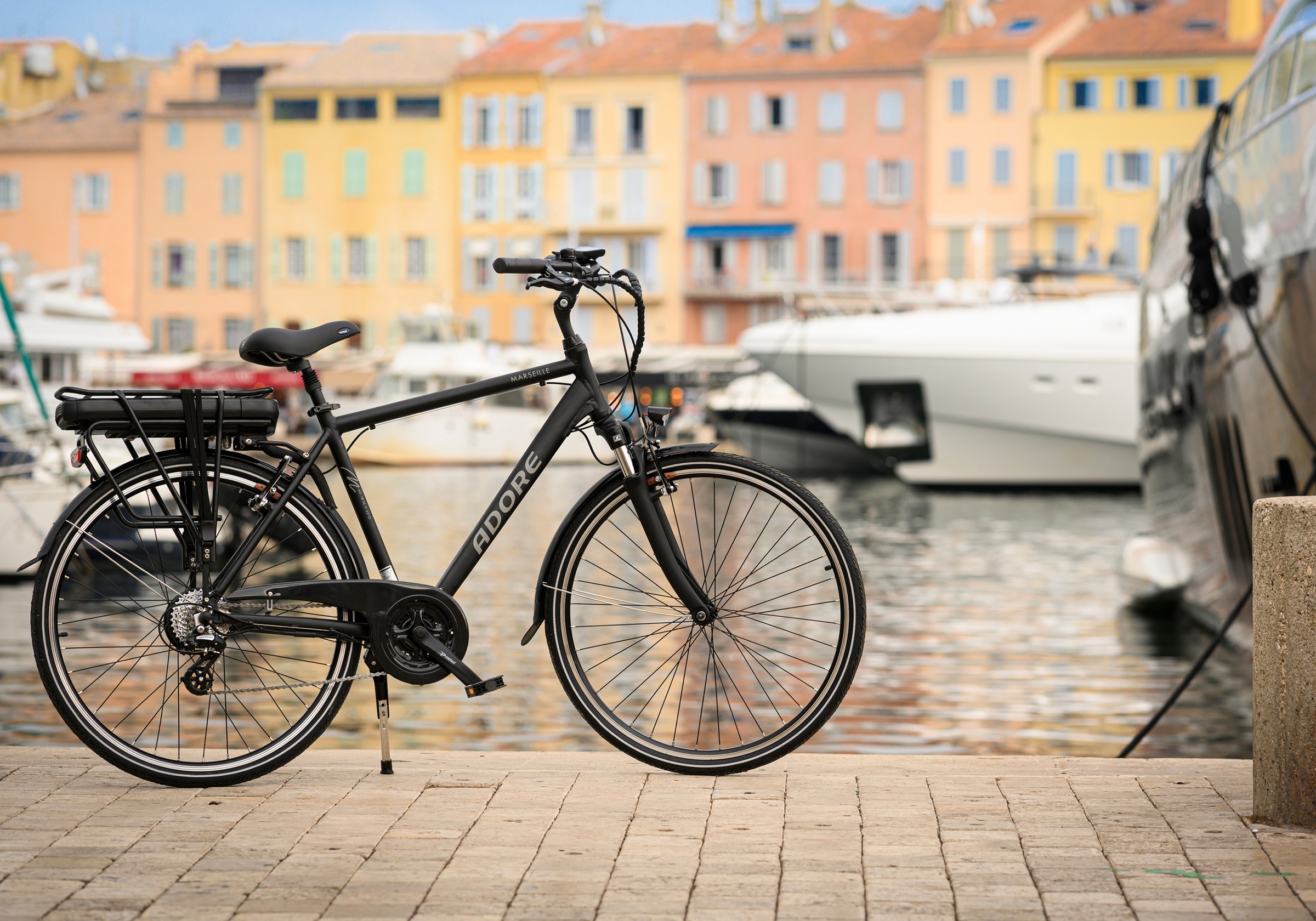 Adore E-Bike »Marseille«, 24 Gang, Shimano, Altus, Heckmotor 250 W, Pedelec, Elektrofahrrad für Herren