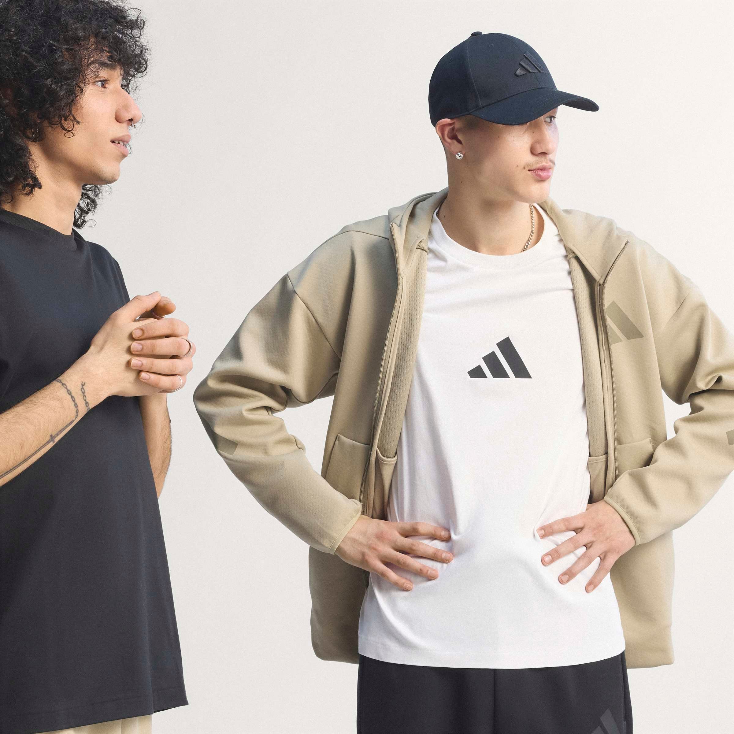 adidas Sportswear Kapuzensweatshirt »NEW ADIDAS Z.N.E. ZIP-HOODIE«, für sportliche Aktivitäten, aus Polyester und Baumwolle
