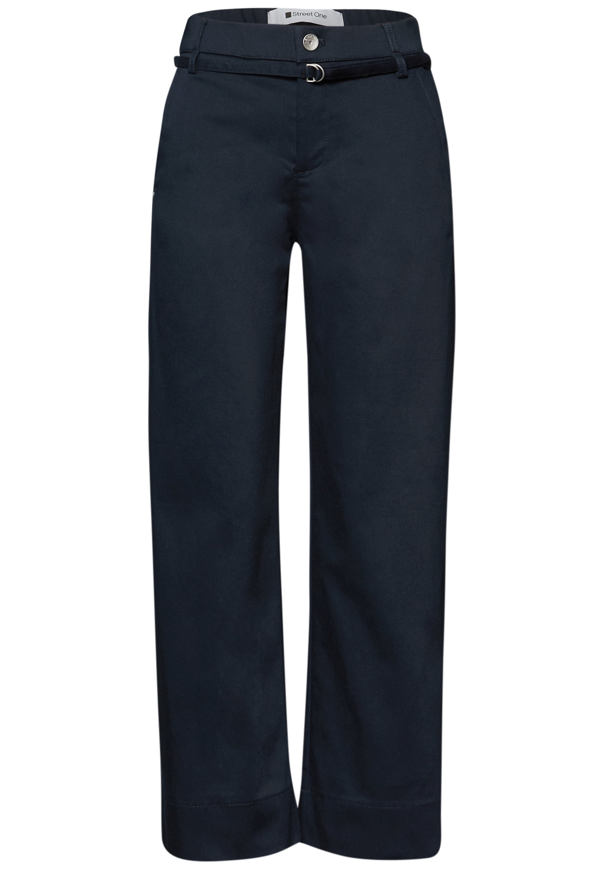 STREET ONE Stoffhose  mit Gürteldetail