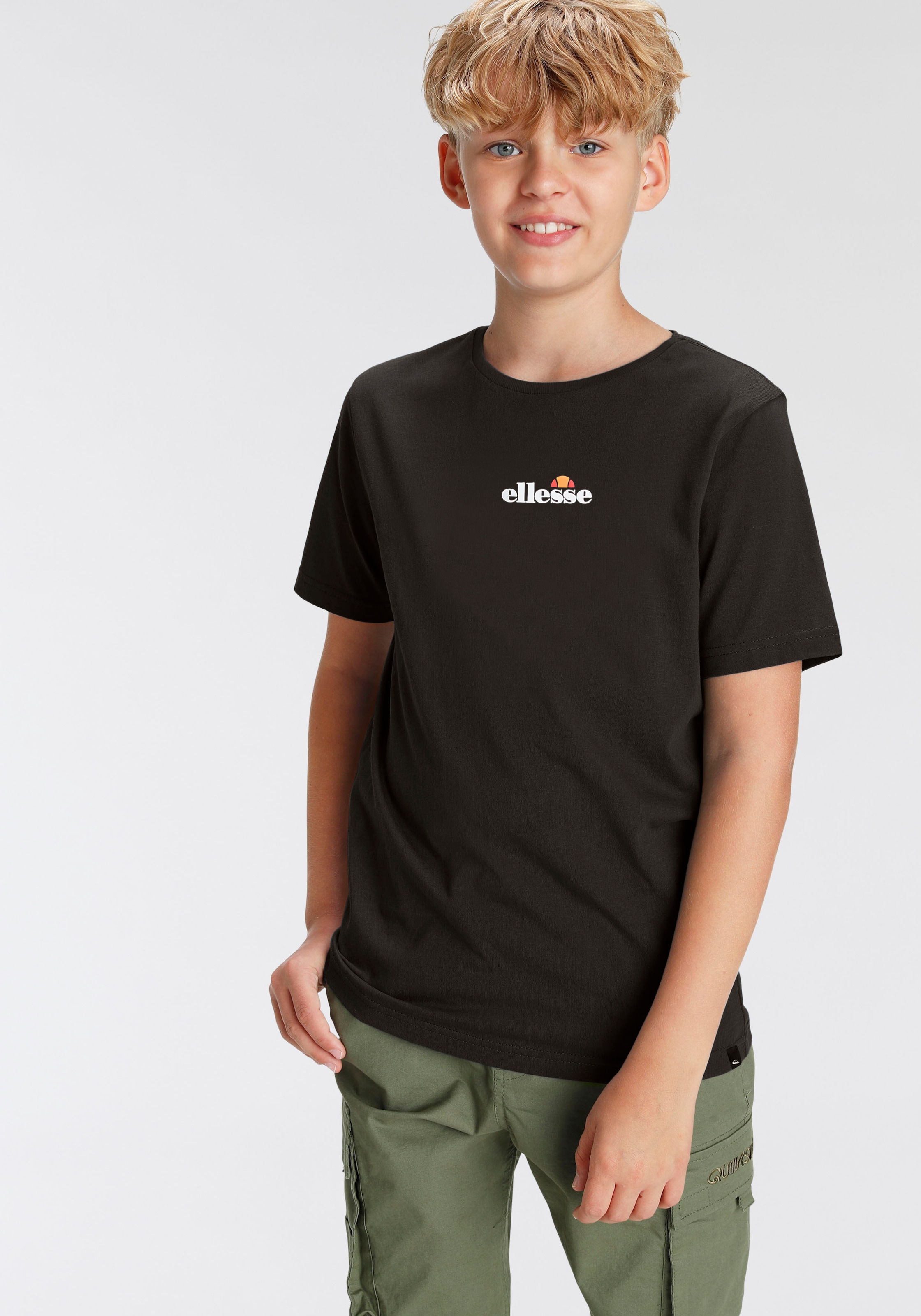 Ellesse T-Shirt »Packung« Packung, 2 für Kinder, sportlicher Stil, für Freizeit und Bewegung