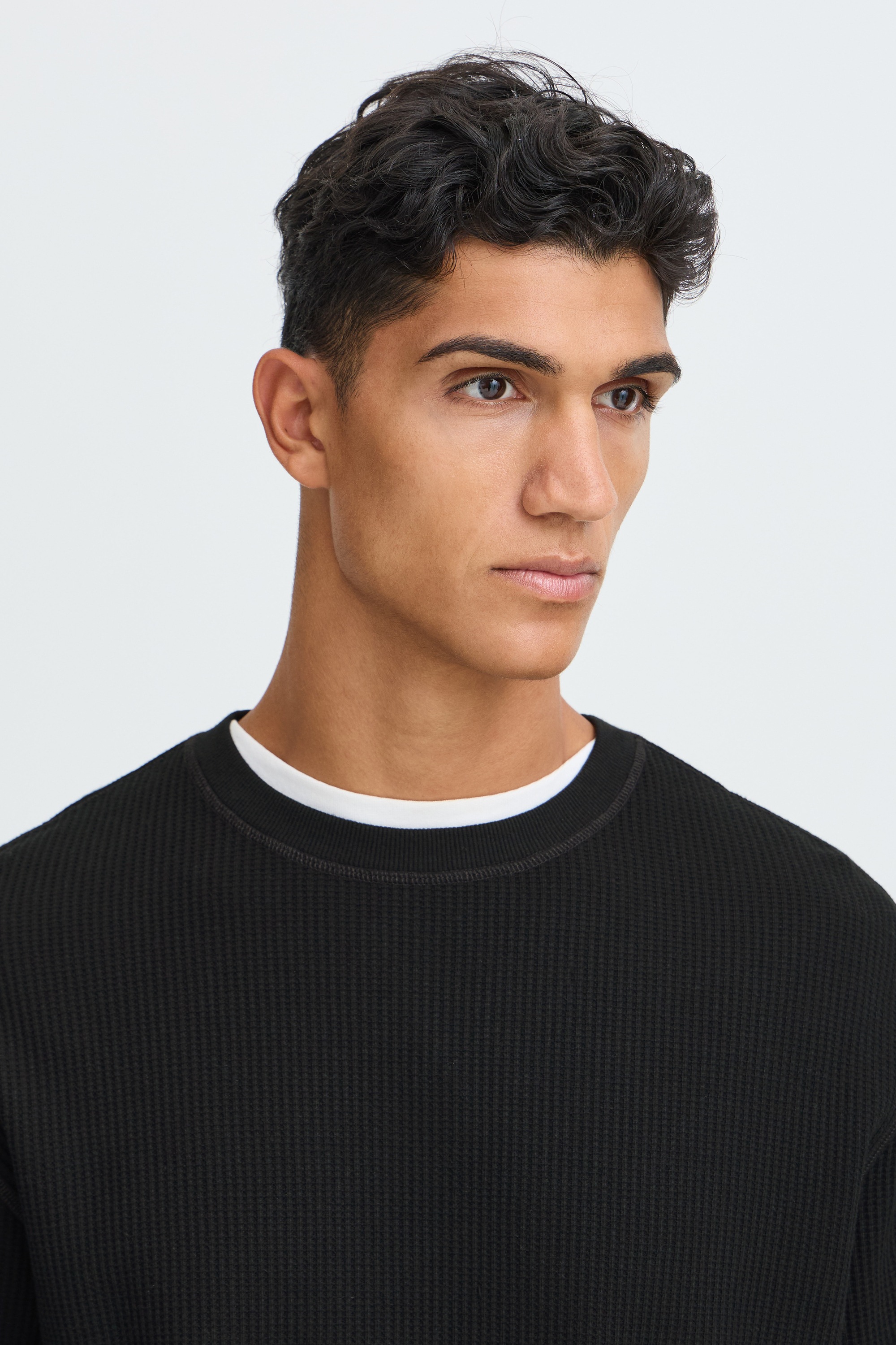 !Solid Langarmshirt »Langarmshirt SDDanton Waffle«