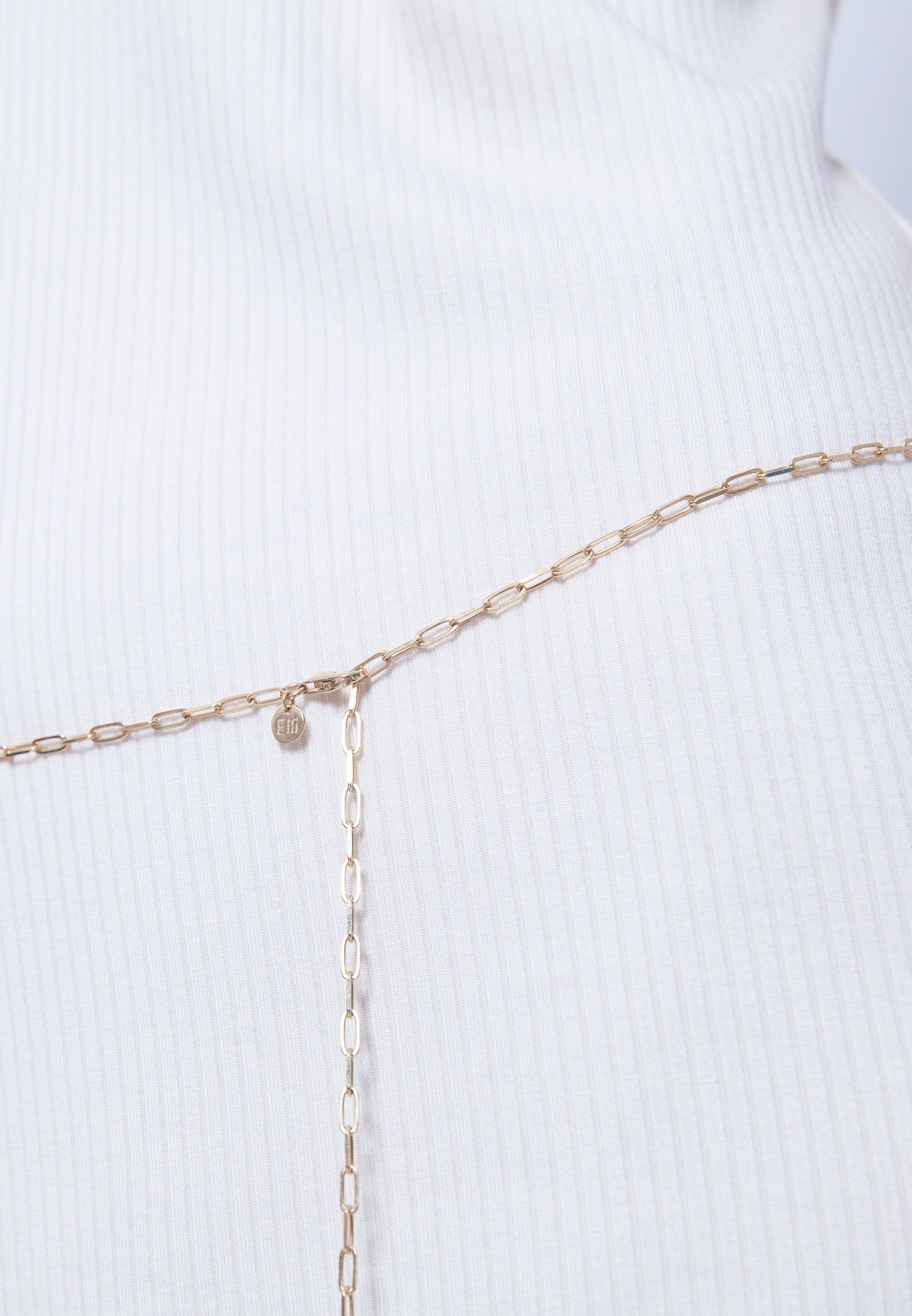 Elli Premium Bauchkette »Schmuckzubehör Taillenkette Body Chain Gliederkette 925 Silber«