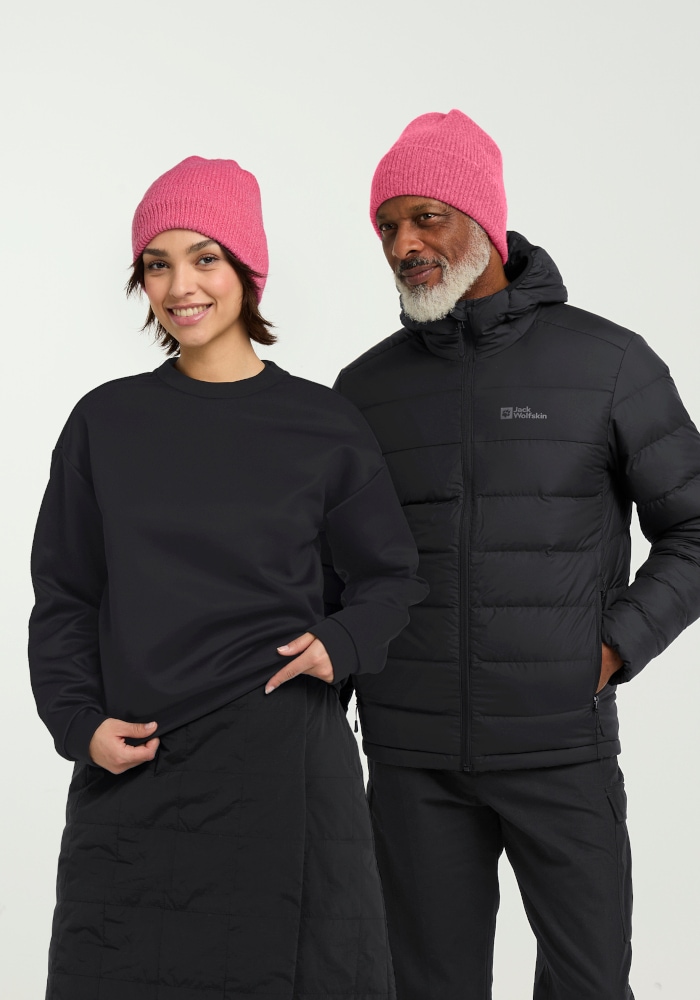 Jack Wolfskin Beanie »FUZZY BEANIE« Strickmütze, superweich, urbaner Look