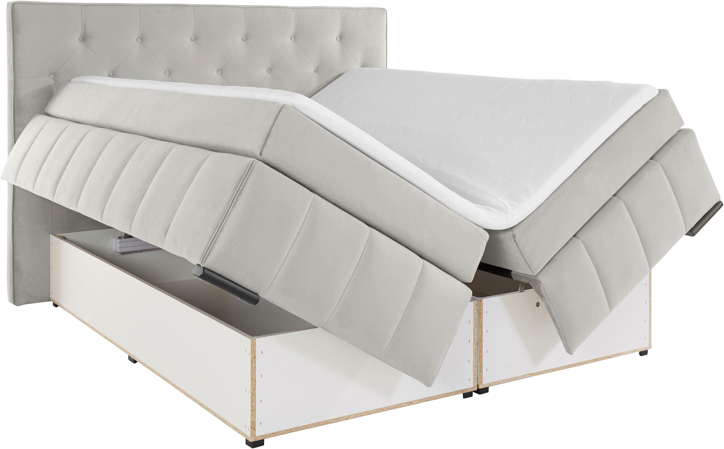 COLLECTION AB Boxbett »Vancouver«, inkl. Topper, 3 Matratzenarten und in H2, H3 und H4 wählbar