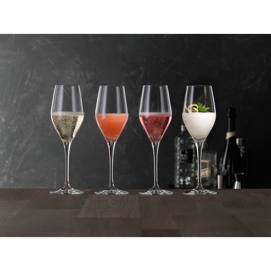 SPIEGELAU Champagnerglas »Special Glasses«, (Set, 4 tlg., Set bestehend aus 4 Gläsern)