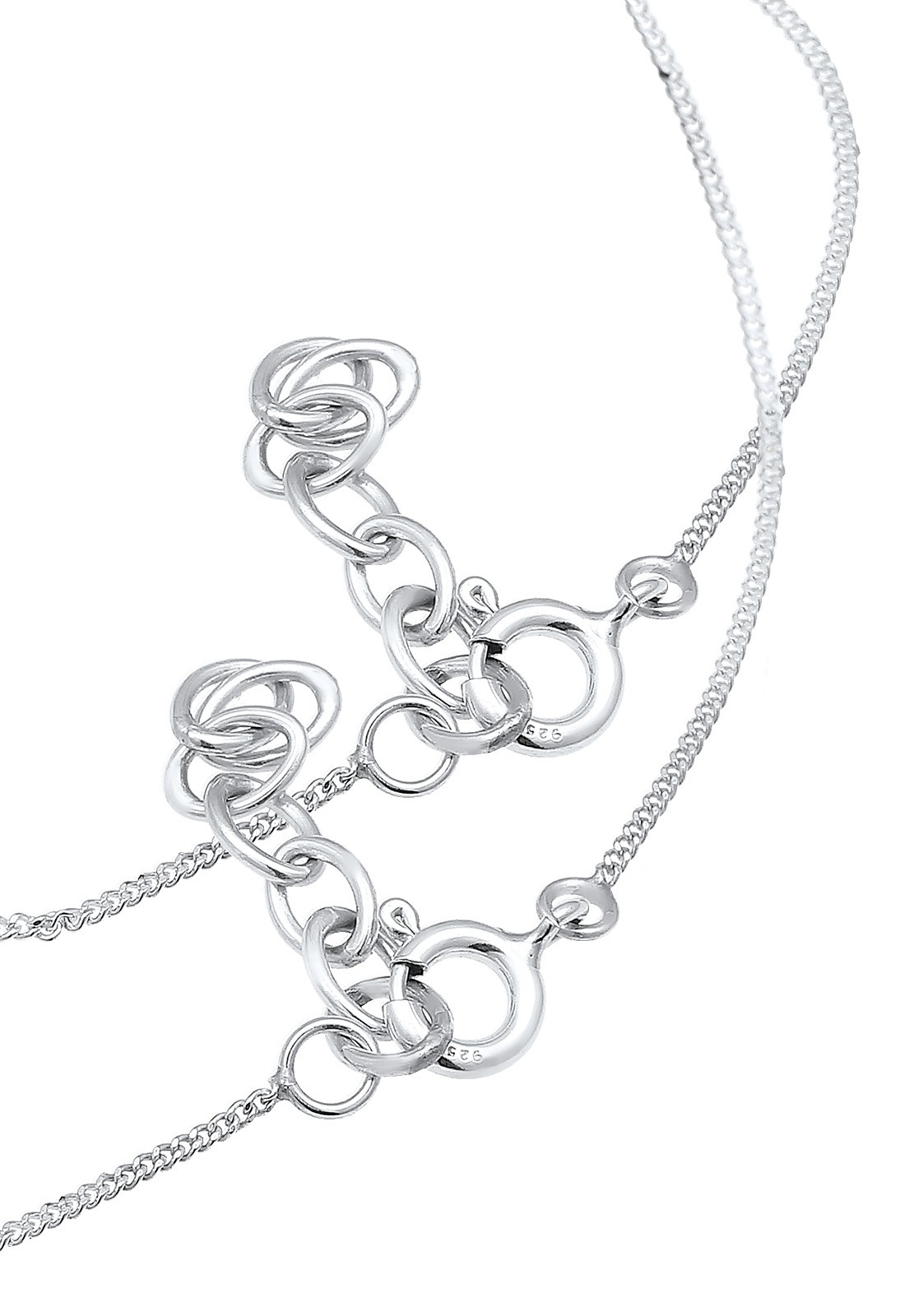 Elli Armketten Set »Armband Herz 925 Silber, mit Kristallen von Swarovski®«