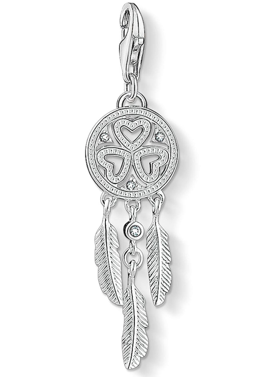 THOMAS SABO Charm-Einhänger »Traumfänger Herzen« mit Zirkonia
