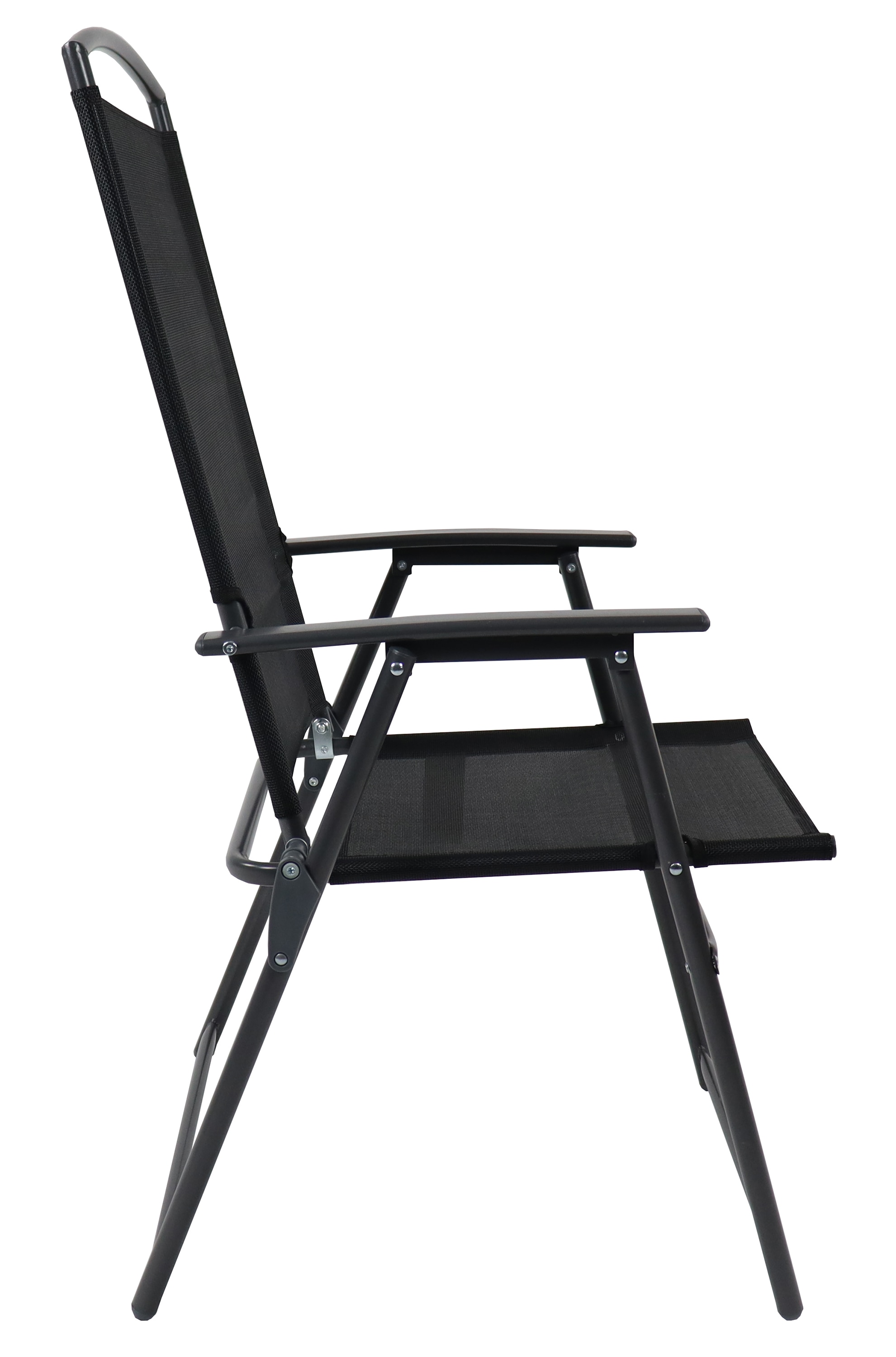 VCM Gartenstuhl »VCM 2er Set Gartenstuhl | Stuhl-Maße ca. H. 105 x B. 61 x T. 56 cm | Hochlehner | gespanntes Netzgewebe garantiert bequemes Sitzen | Alu Hochlehner Balkonstuhl«, 2 St.