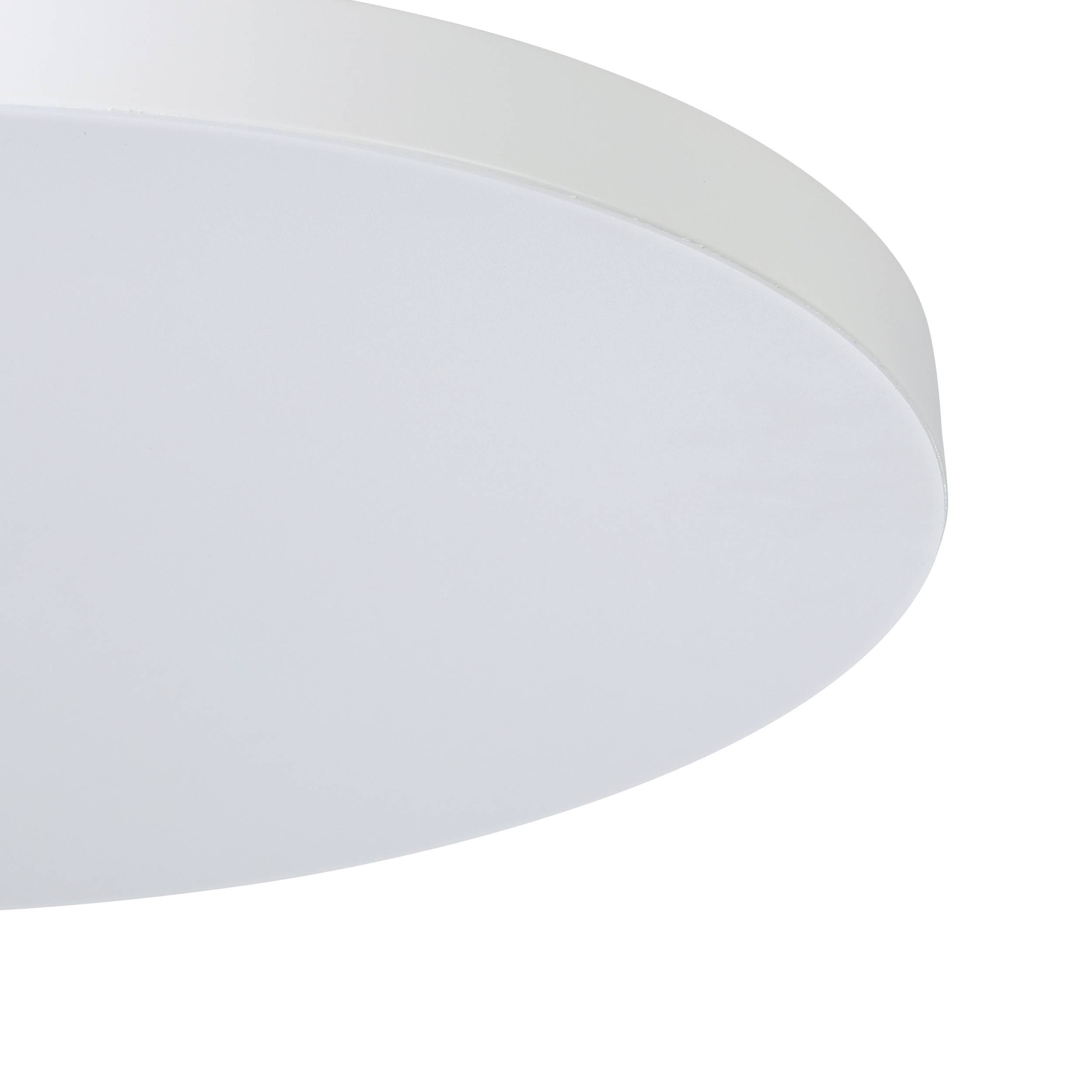 EGLO LED-Deckenleuchte »TURCONA-Z« in weiß aus Stahl, Alu / inkl. LED fest integriert - 34,2 Watt, Durchm. ca. 60 cm