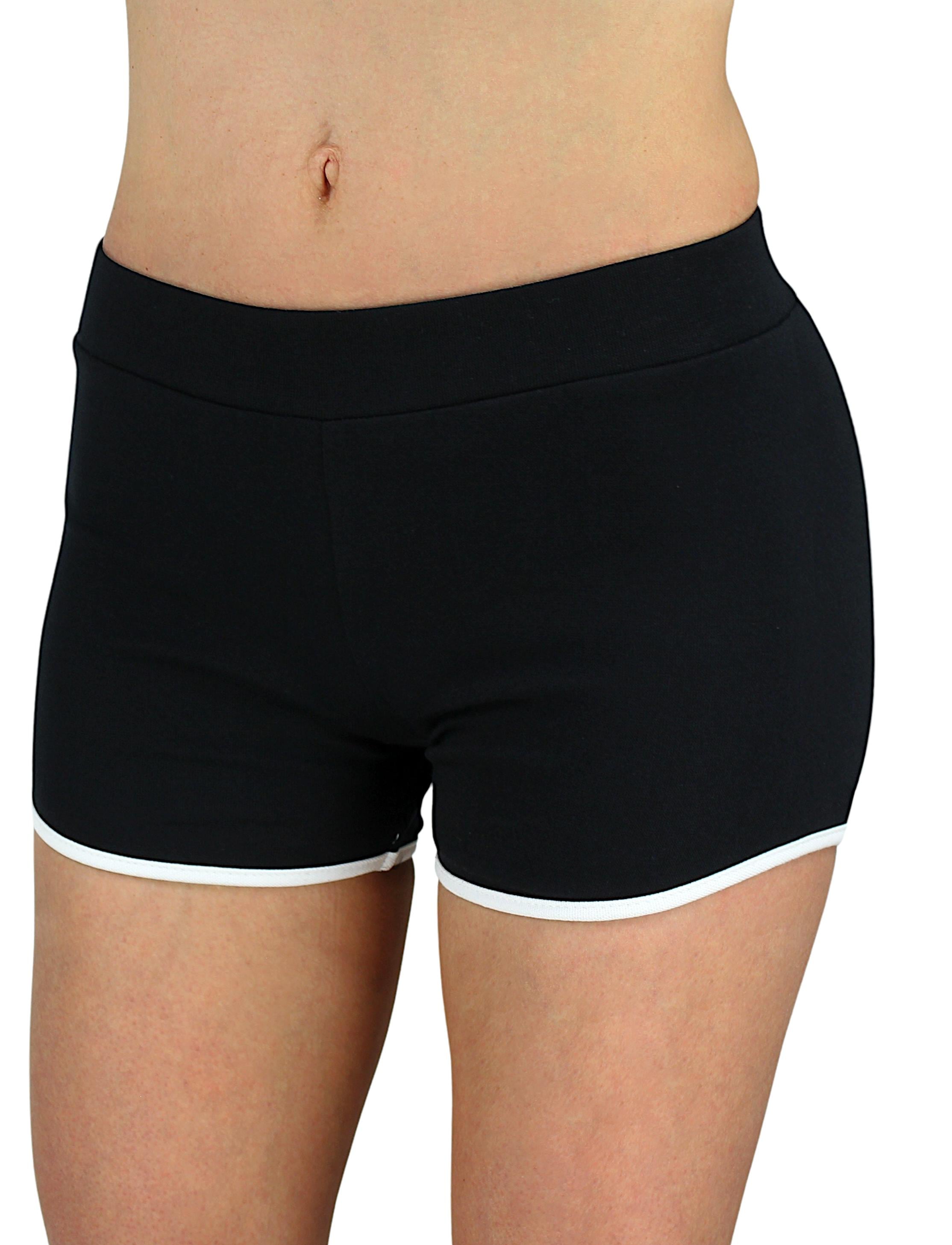 ALKATO Hotpants »Shorts Alkato Damen Sport Shorts mit Hohem Bund«