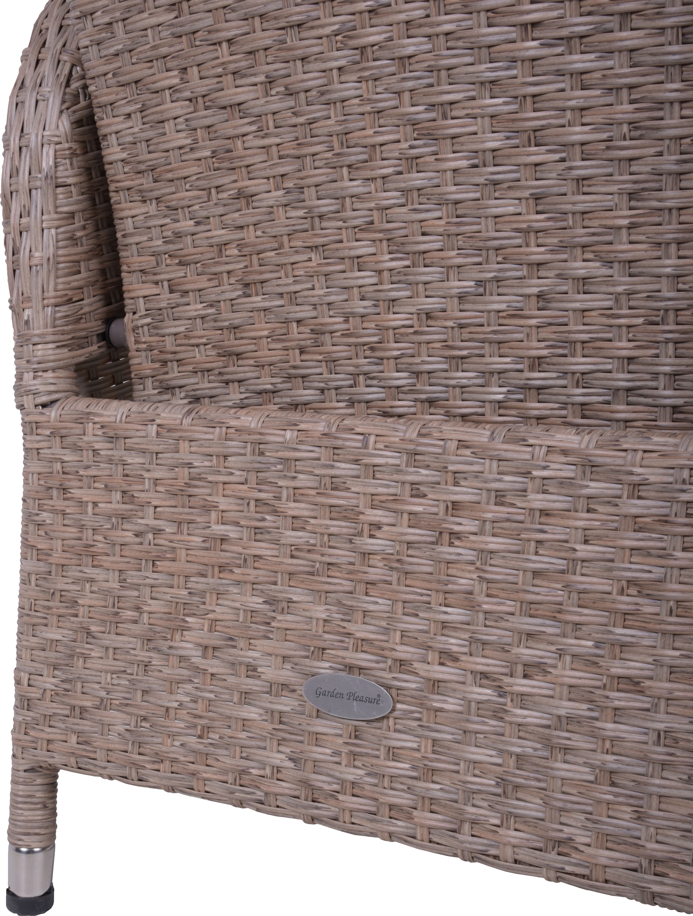 Garden Pleasure Garten-Essgruppe », Tischgruppe »BRAGA Set 03« , weidenbraun« Set, 5 Stk. tlg. 4 Sessel, mit Gasfedern, Tisch LxB: 180x90 cm, inkl Auflagen