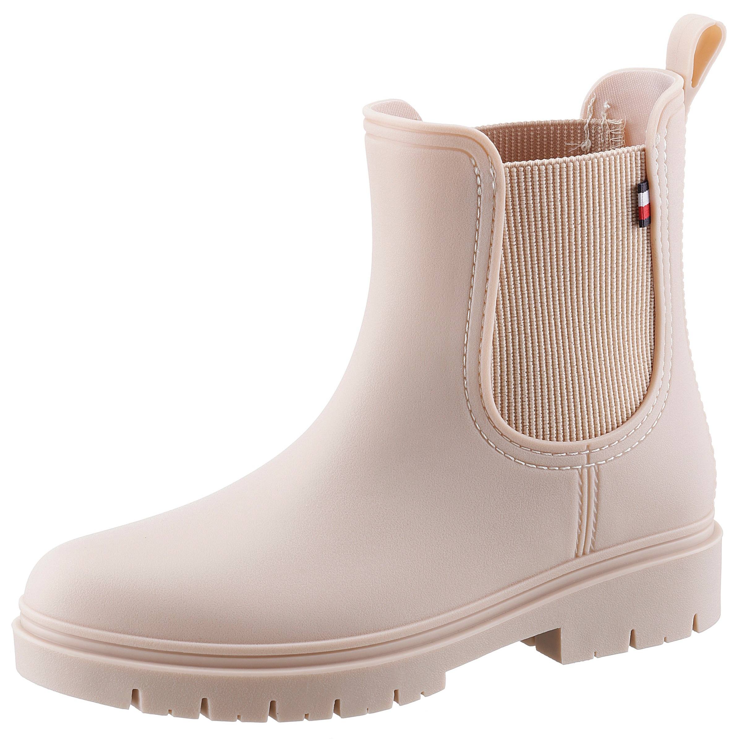 Tommy Hilfiger Chelseaboots »MATT ANKLE RAINBOOT WITH ELASTIC«, mit seitlichen... kaufen