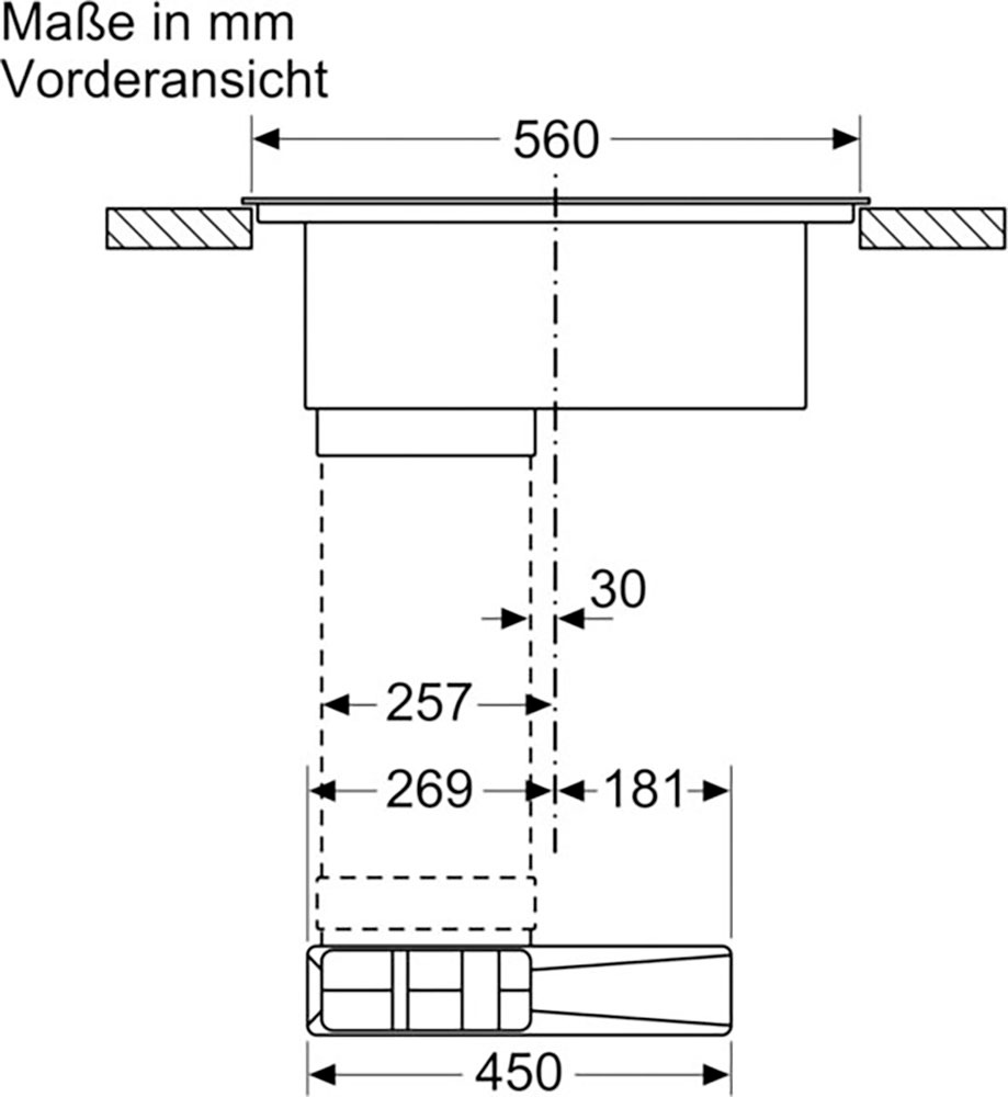 Constructa Kochfeld mit Dunstabzug »CV431235«, CV431235