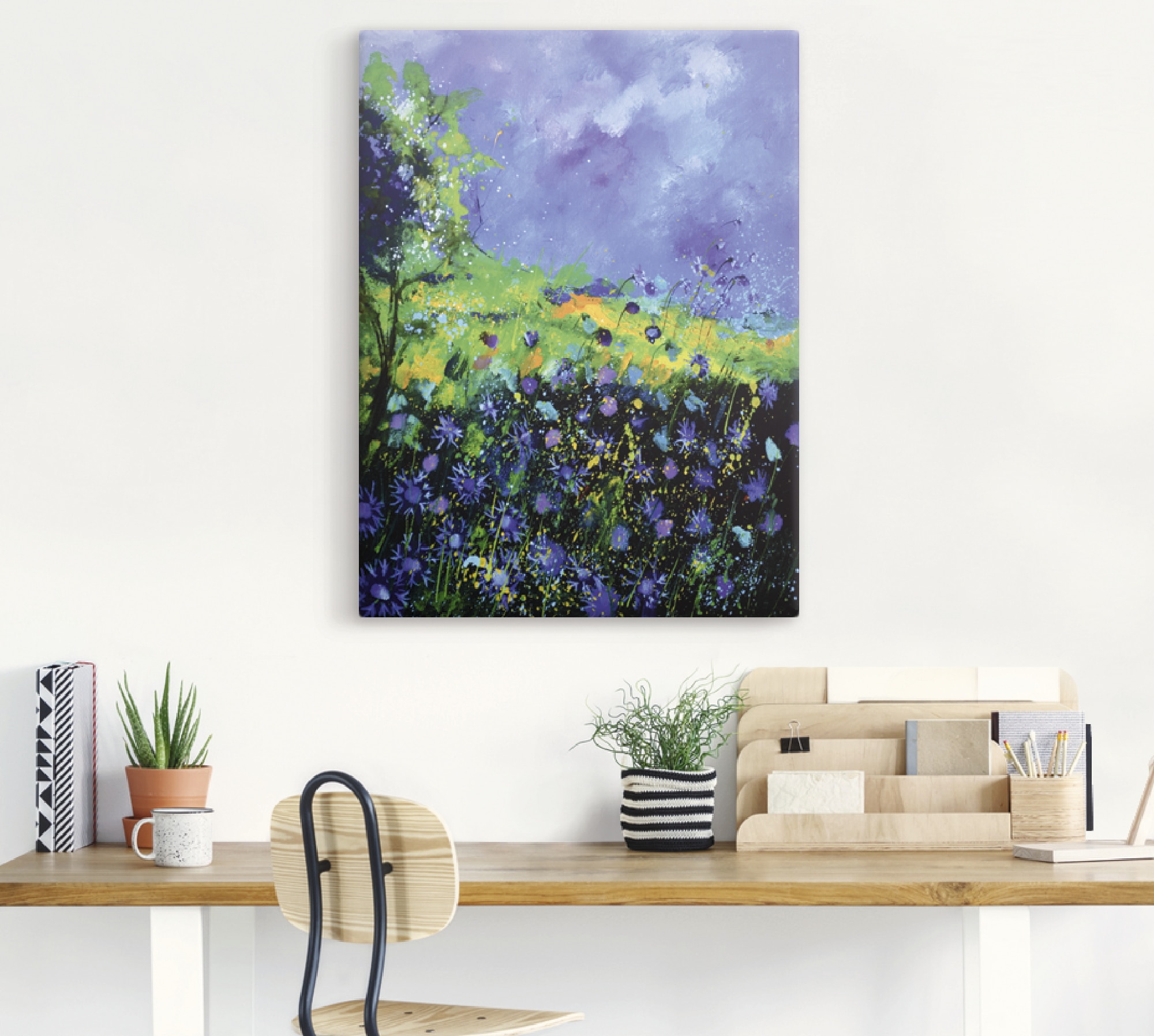 Artland Wandbild »Wilde Blumen«, Blumenwiese, (1 St.), als Leinwandbild, Poster in verschied. Größen