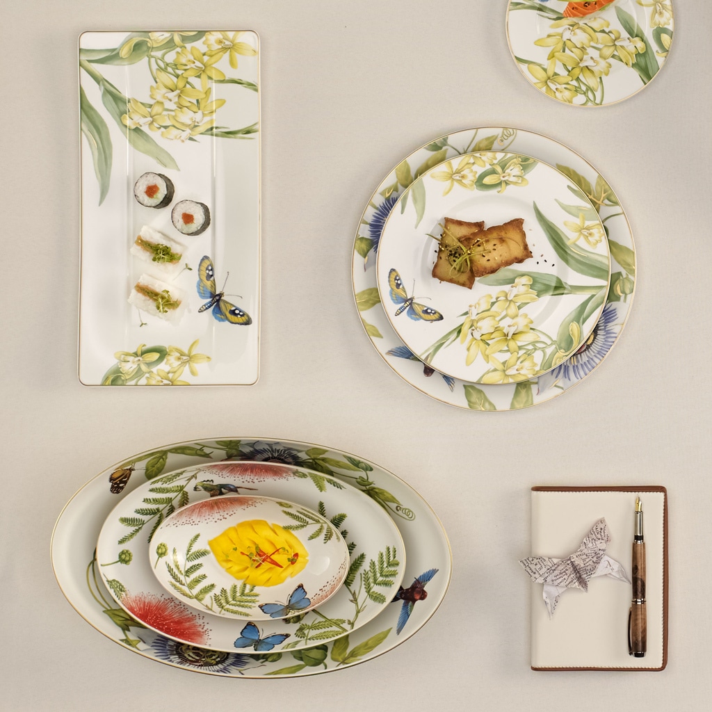 Villeroy & Boch Schale »Schale oval Amazonia 38 x 22 cm bunt«