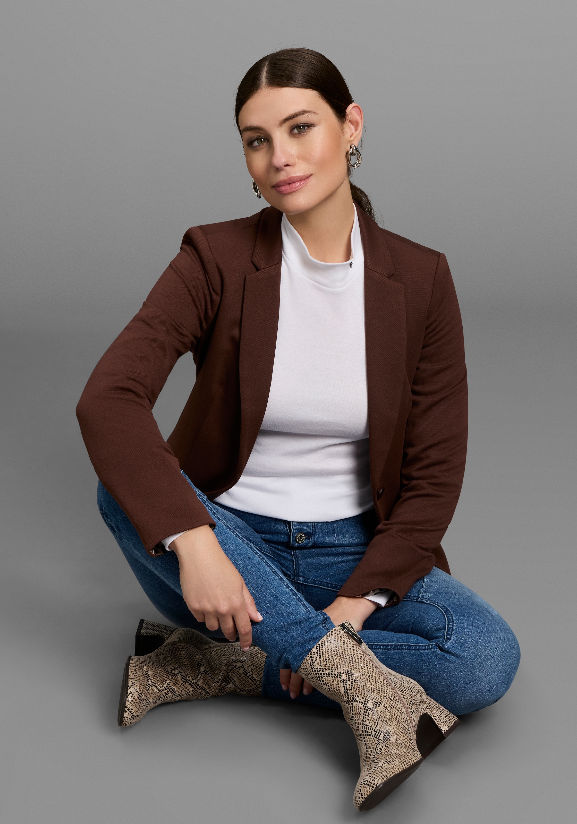 Bruno Banani Kurzblazer, Leoprint-Futter - NEUE FARBEN