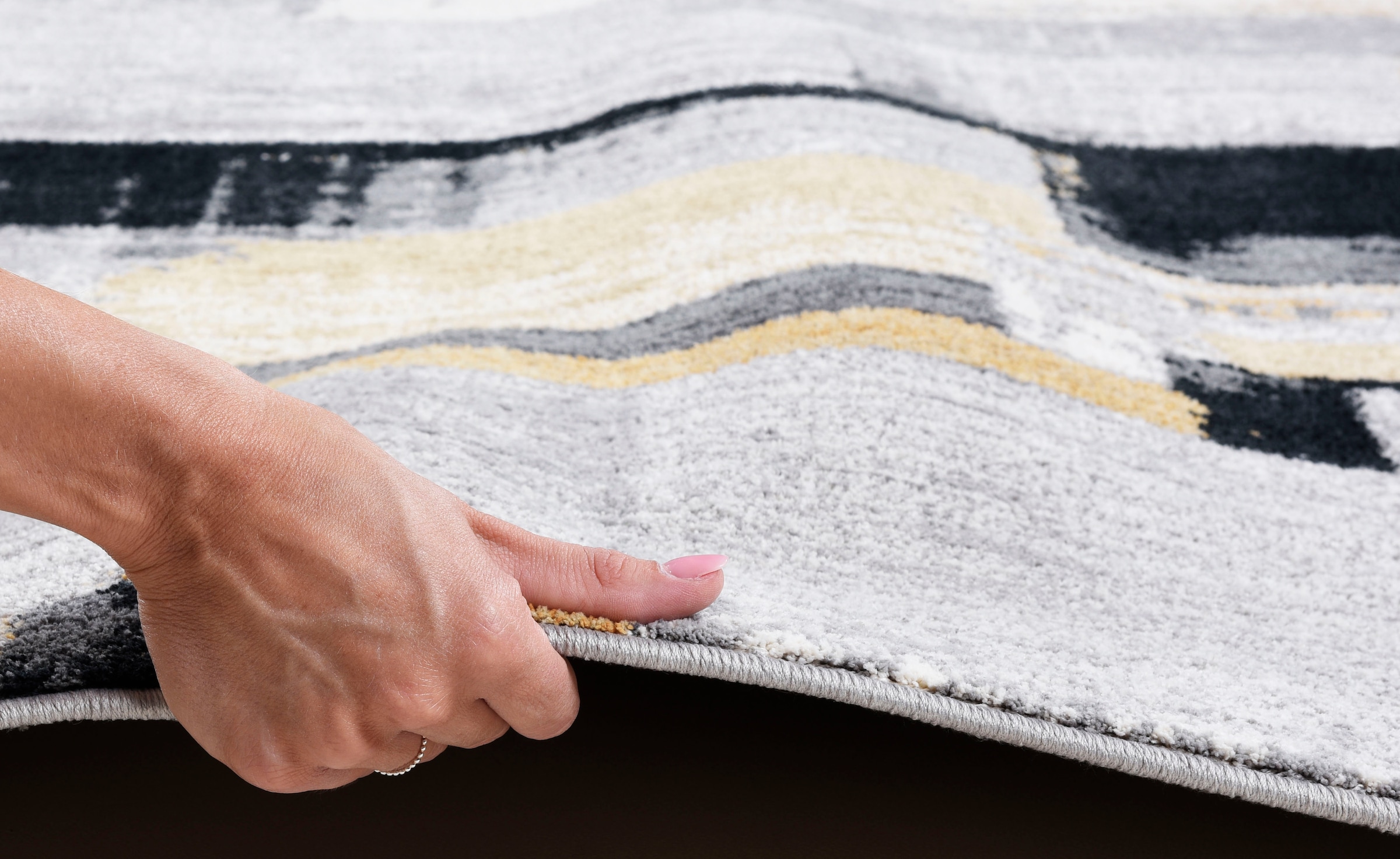 Gino Falcone Teppich »Anna Maria Modern«, rechteckig, 20 mm Höhe, Kurzflor, modernes Design, Wohnzimmer