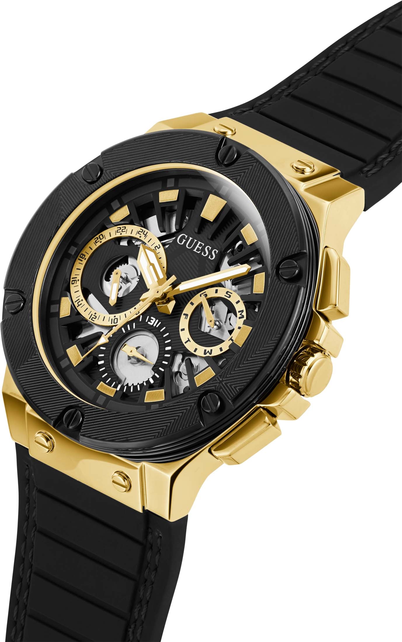 Guess Multifunktionsuhr »GW0487G5«, Armbanduhr, Quarzuhr, Herrenuhr