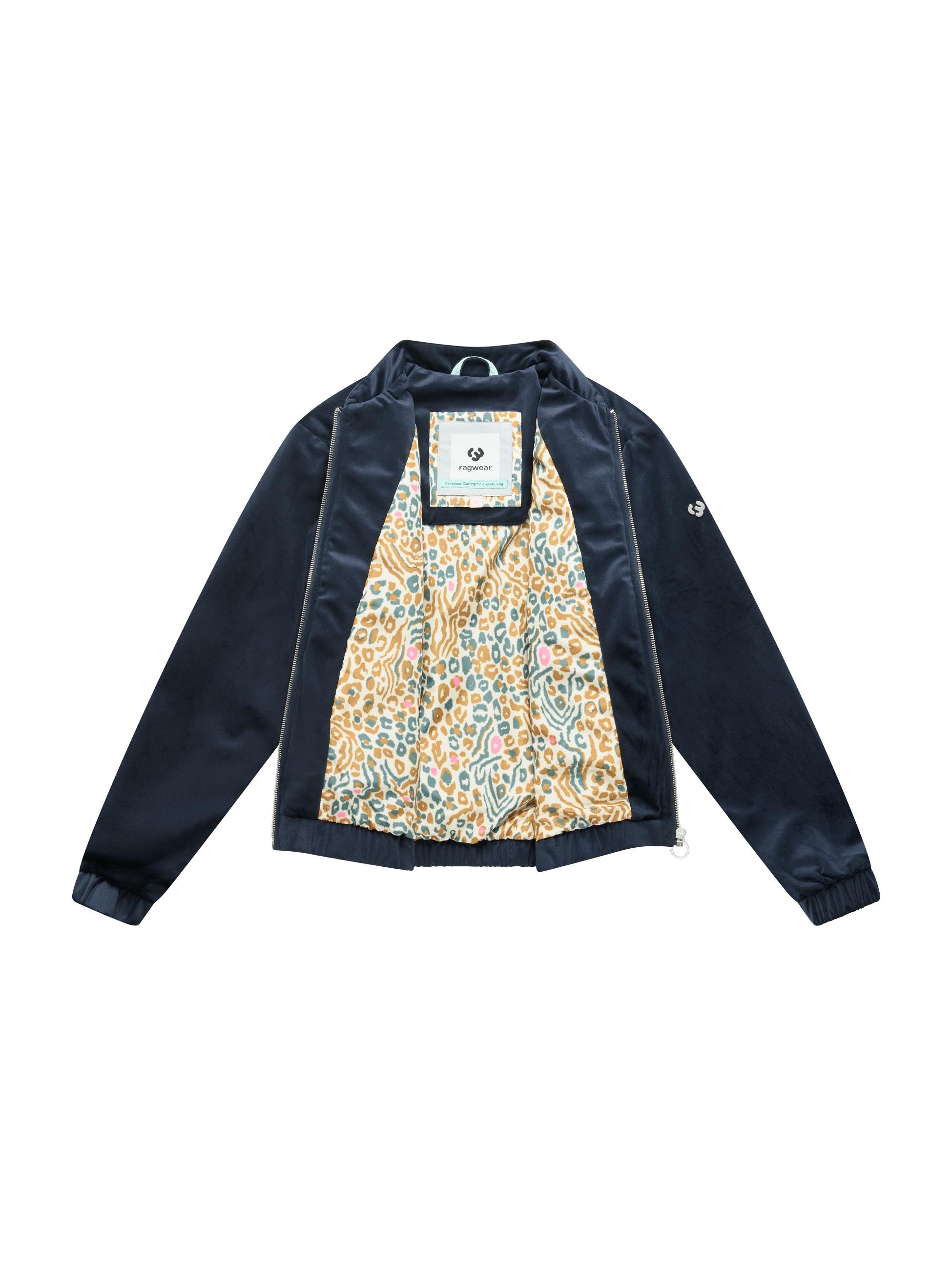 Ragwear Bomberjacke »Bomberjacke Velvetie« Modische Blousonjacke aus kuscheligem Samt